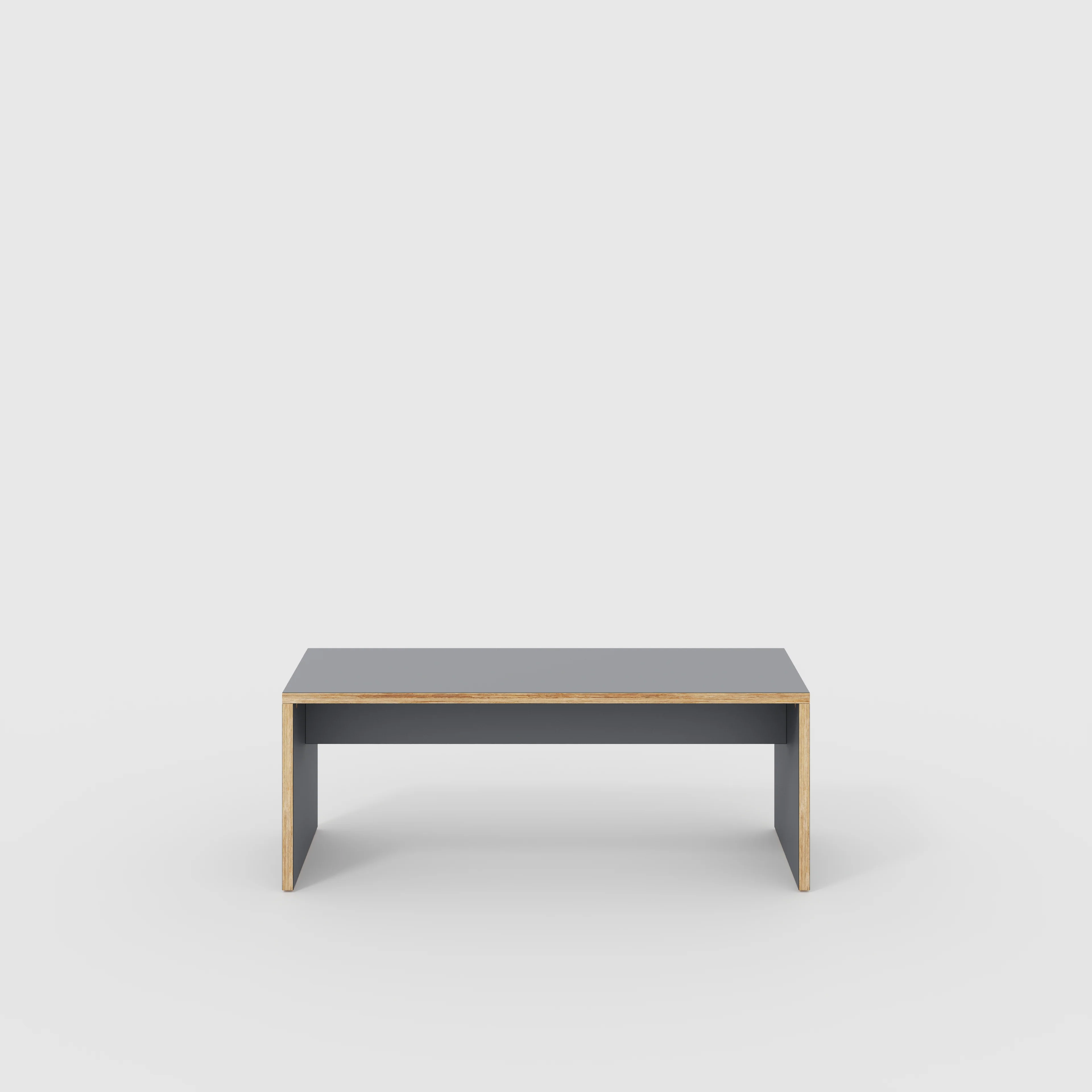 Plywood Bench Seat with Solid Sides - Formica Tornado Grey - 1200(w) x 400(d)