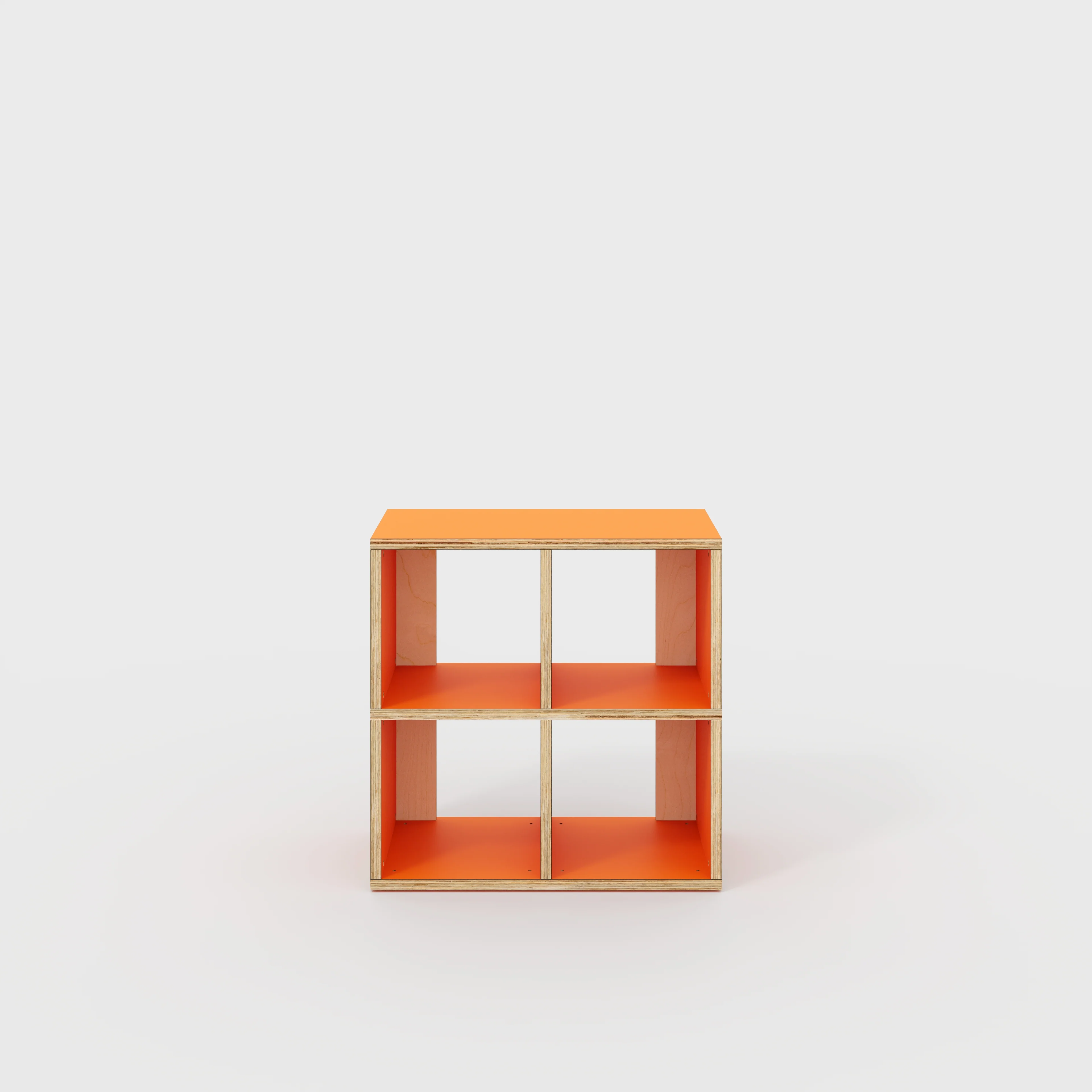 Plywood Open Shelves - Formica Levante Orange - 800(w) x 400(d) x 800(h)