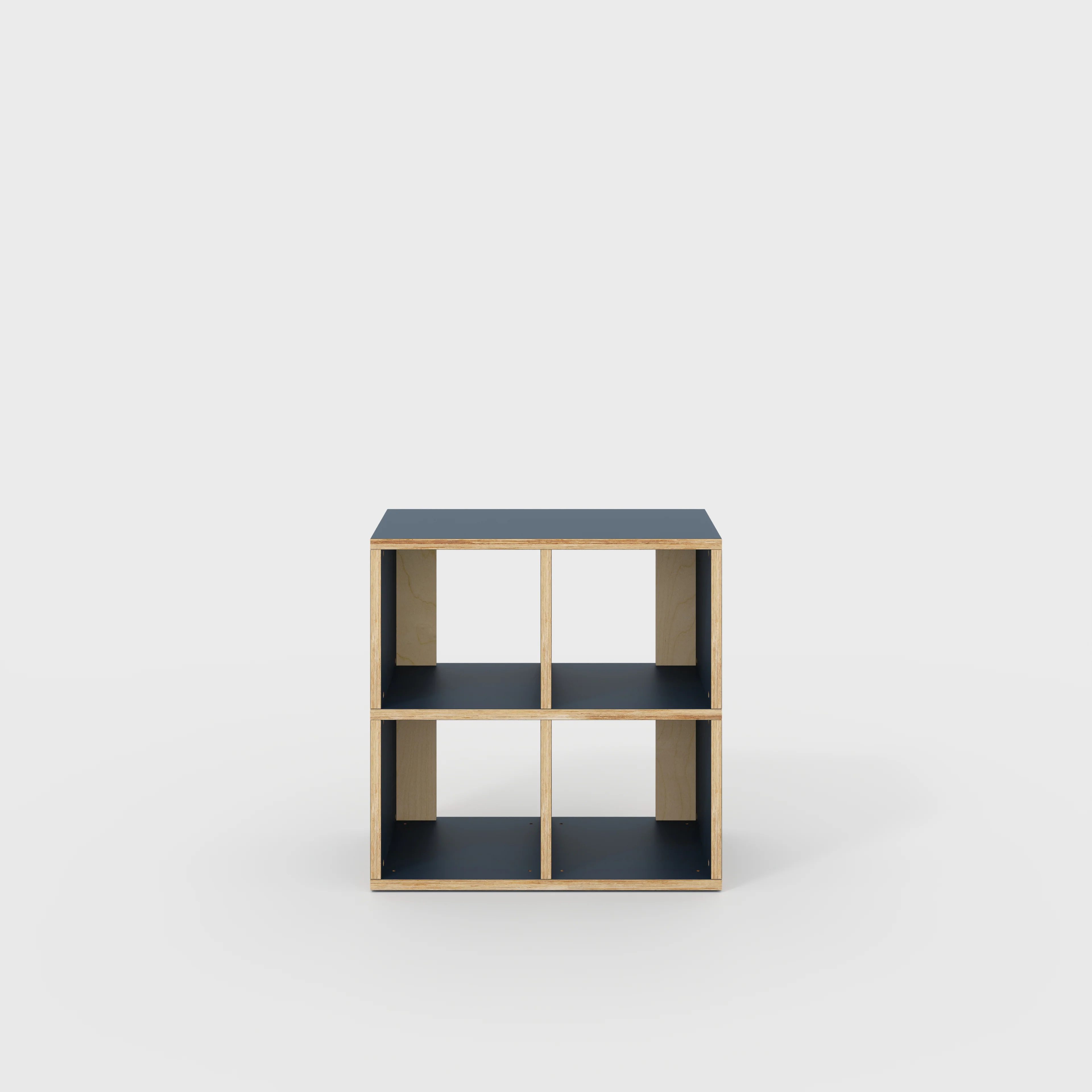Plywood Open Shelves - Formica Night Sea Blue - 800(w) x 400(d) x 800(h)