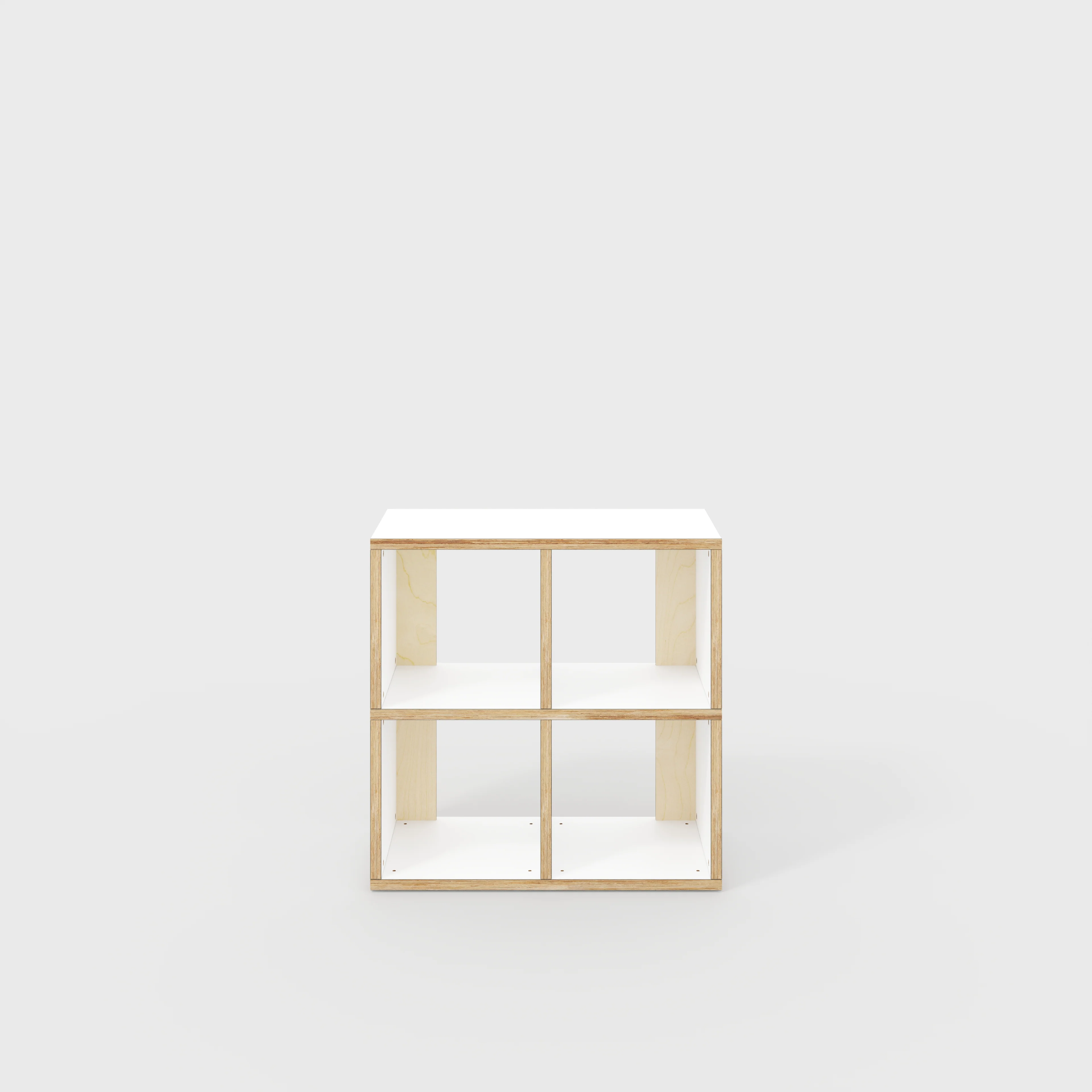 Plywood Open Shelves - Formica White - 800(w) x 400(d) x 800(h)
