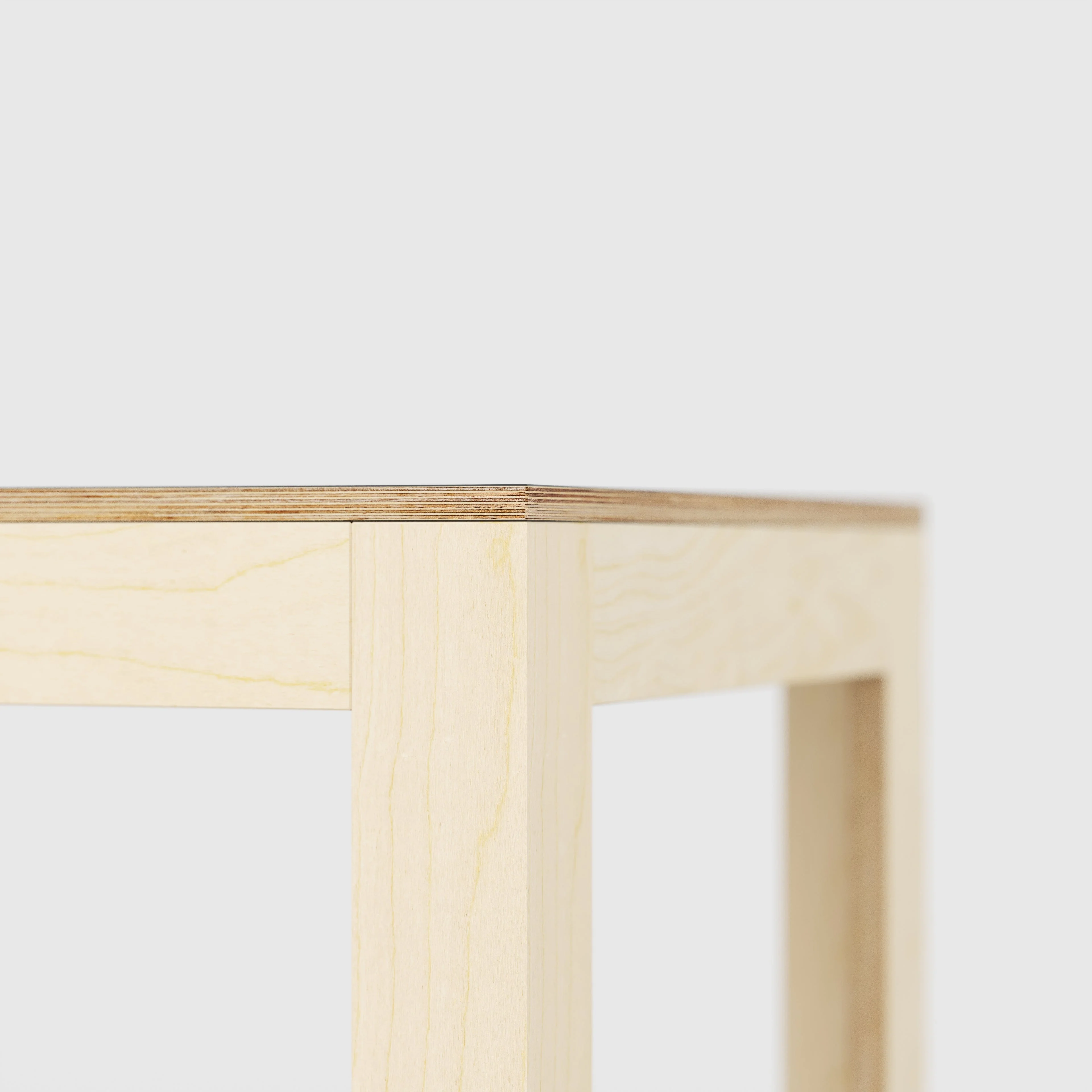 Plywood Coffee Table with Solid Frame - Plywood Oak - 1200(w) x 600(d) x 450(h) - Image 4