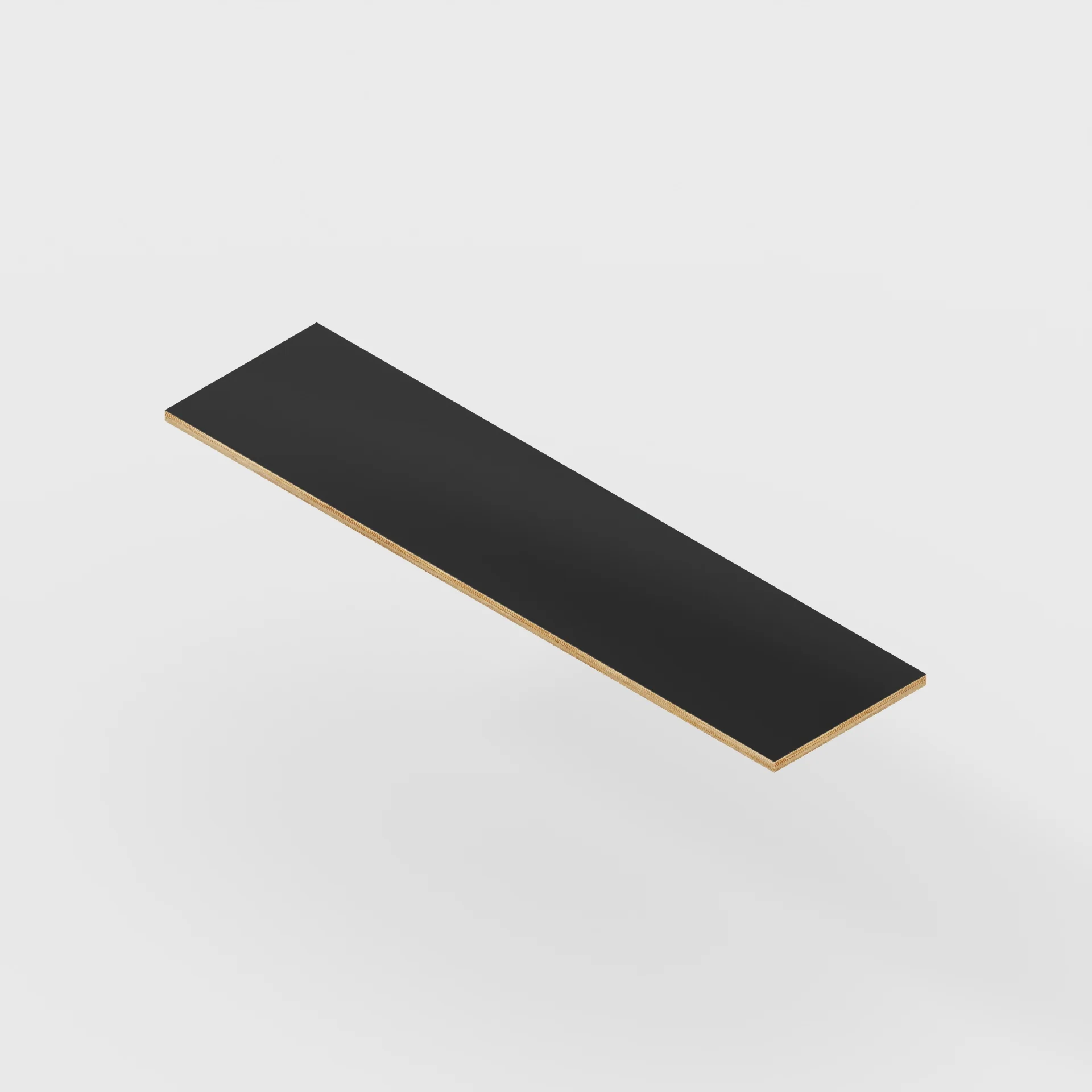 Plywood Desktop - Formica Diamond Black - 1600(w) x 400(d) - 24mm