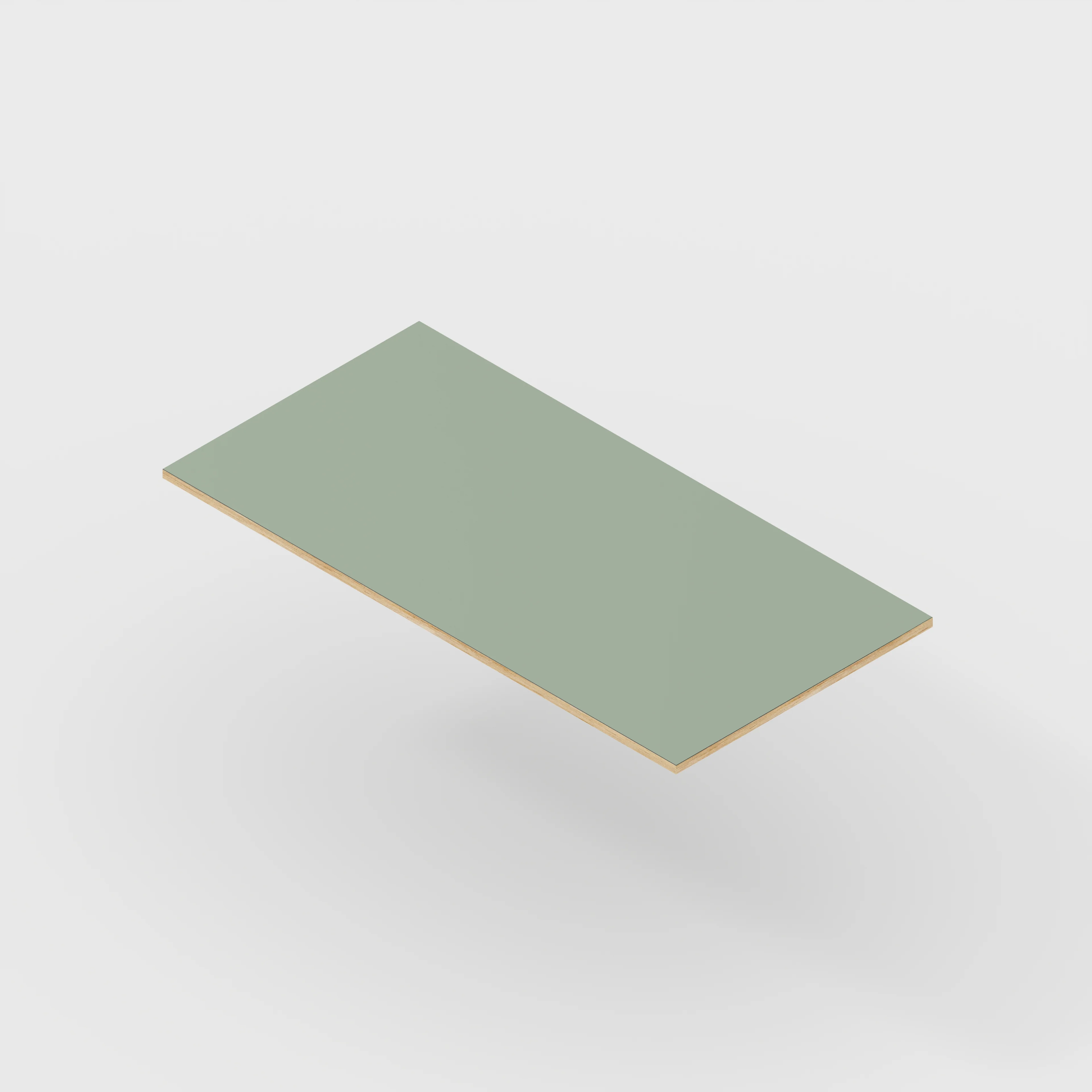 Plywood Desktop - Formica Green Slate - 1600(w) x 800(d) - Image 4