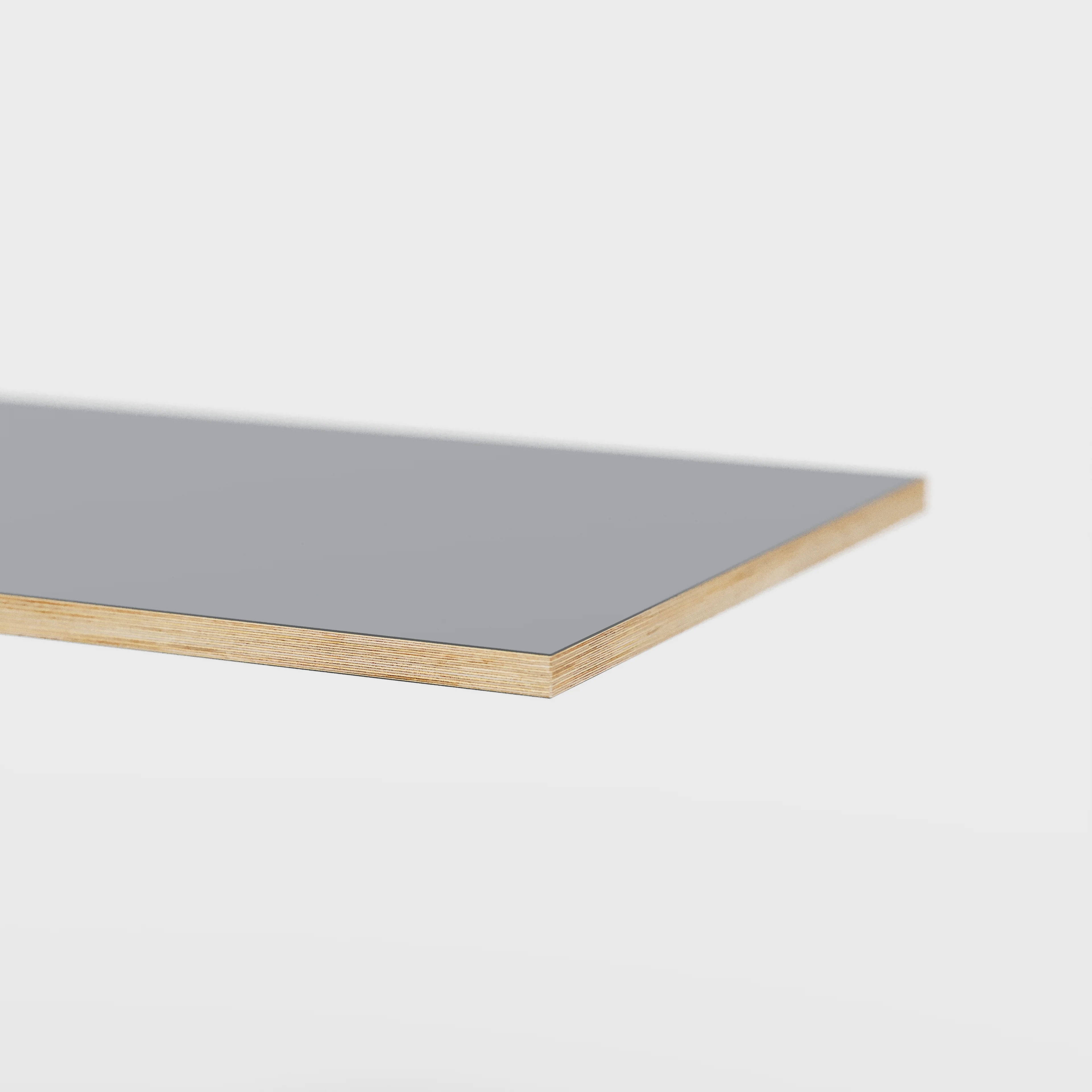 Plywood Desktop - Formica Tornado Grey - 1200(w) x 600(d) - Image 3