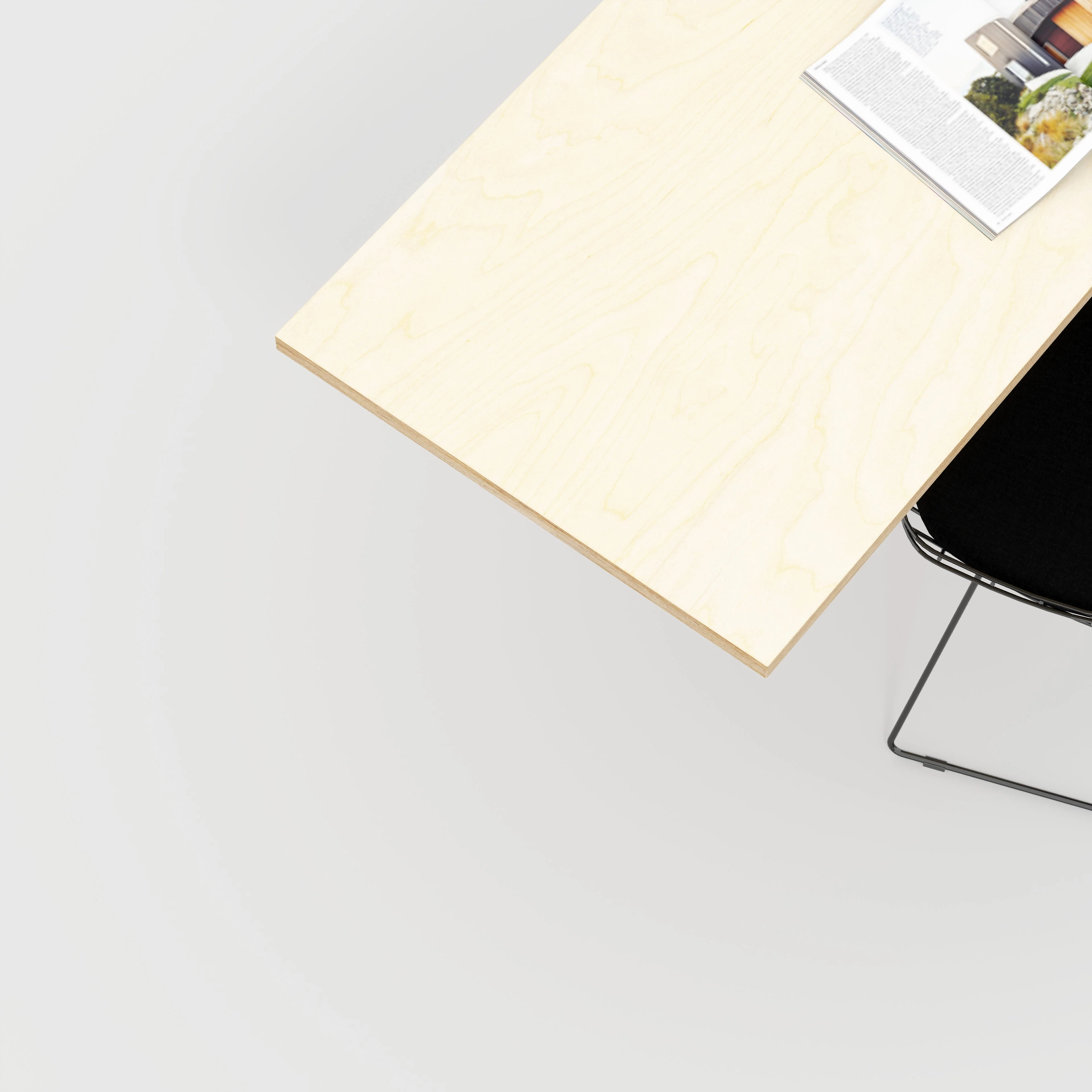 Plywood Desktop - Plywood Birch - 1600(w) x 800(d) - Image 2