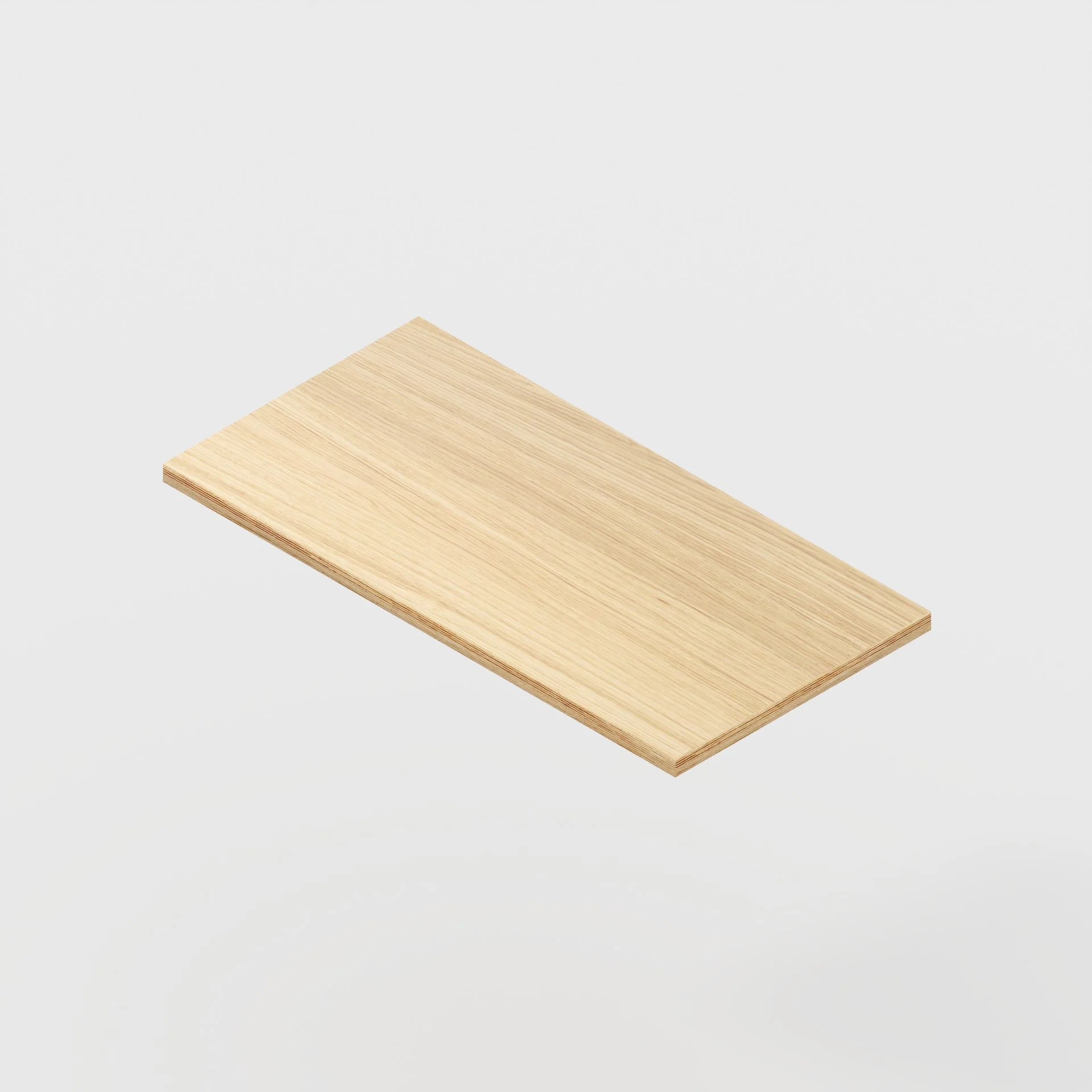 Plywood Desktop - Plywood Oak - 800(w) x 400(d) - 24mm