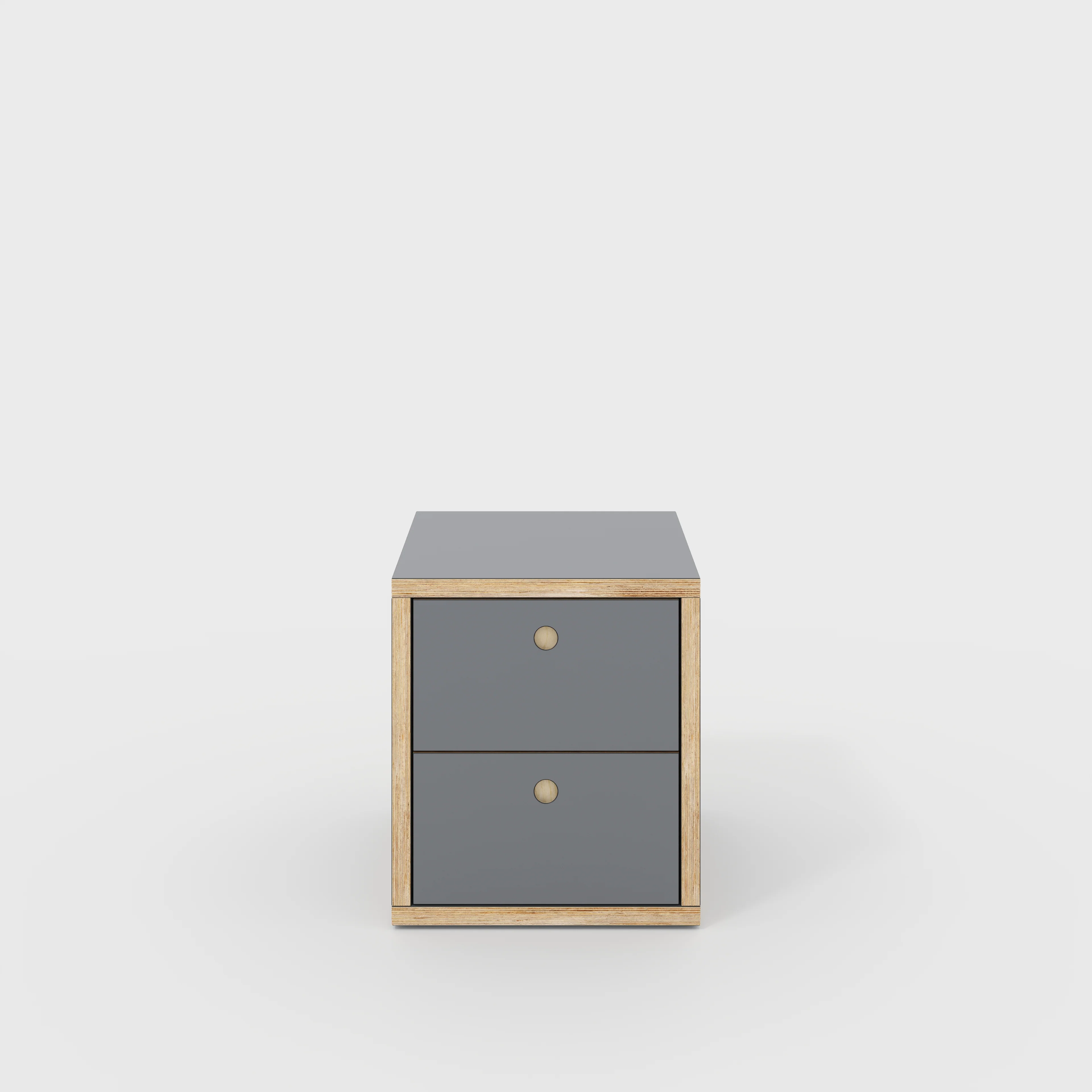 Plywood Drawer Unit - Formica Tornado Grey - 400(w) x 400(d) x 450(h)