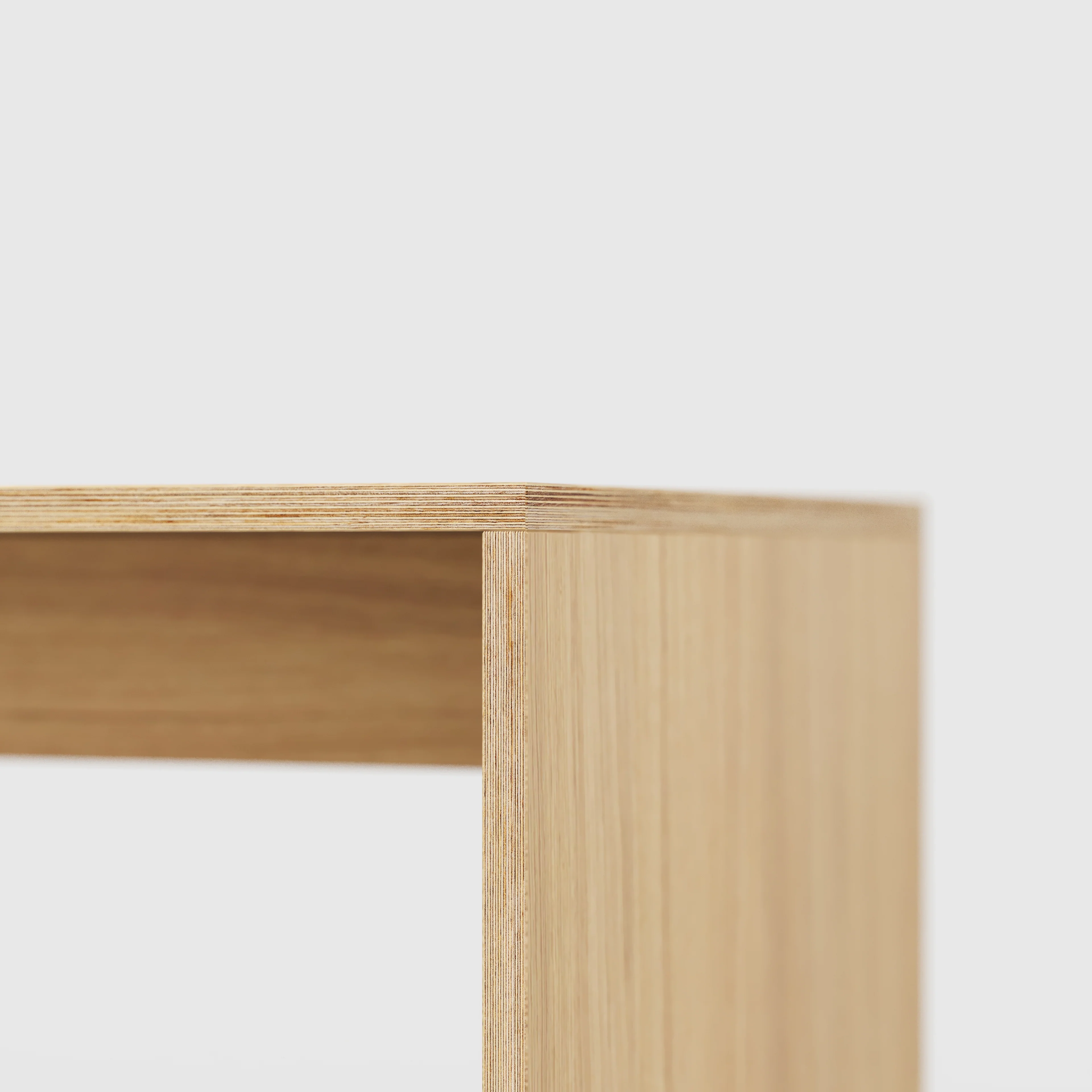 Plywood Kids Table with Solid Sides - Plywood Oak - 800(w) x 600(d) x 500(h) - Image 4