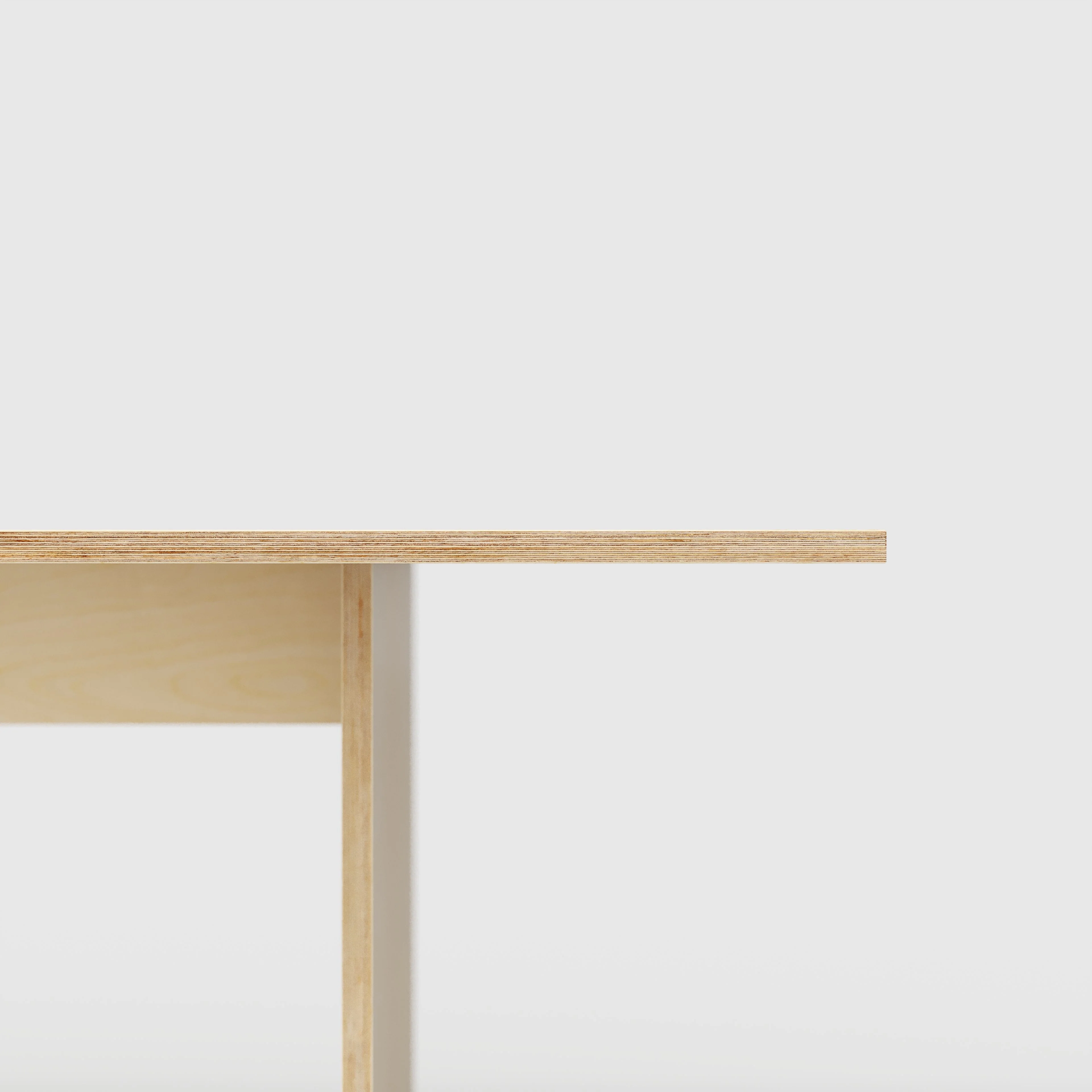 Plywood Platform Table - Plywood Birch - 4000(w) x 1000(d) x 750(h) - Image 4