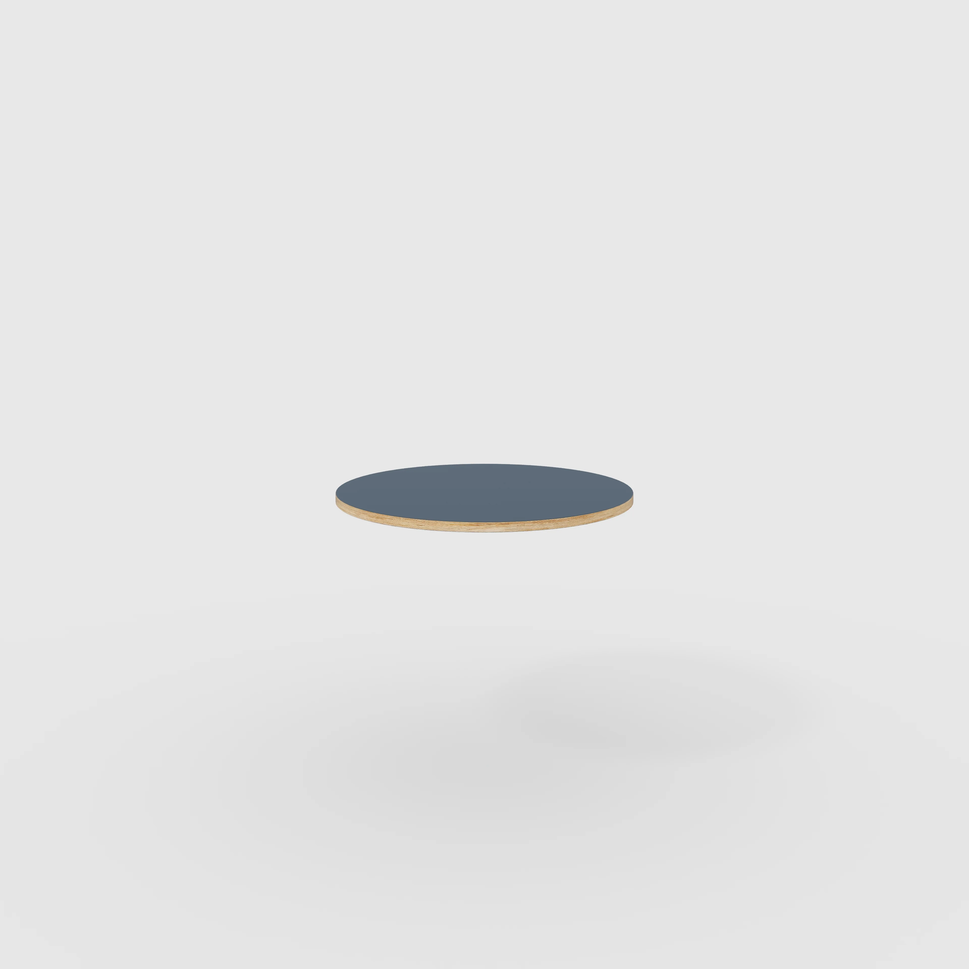 Plywood Round Tabletop - Formica Night Sea Blue - 800(dia)