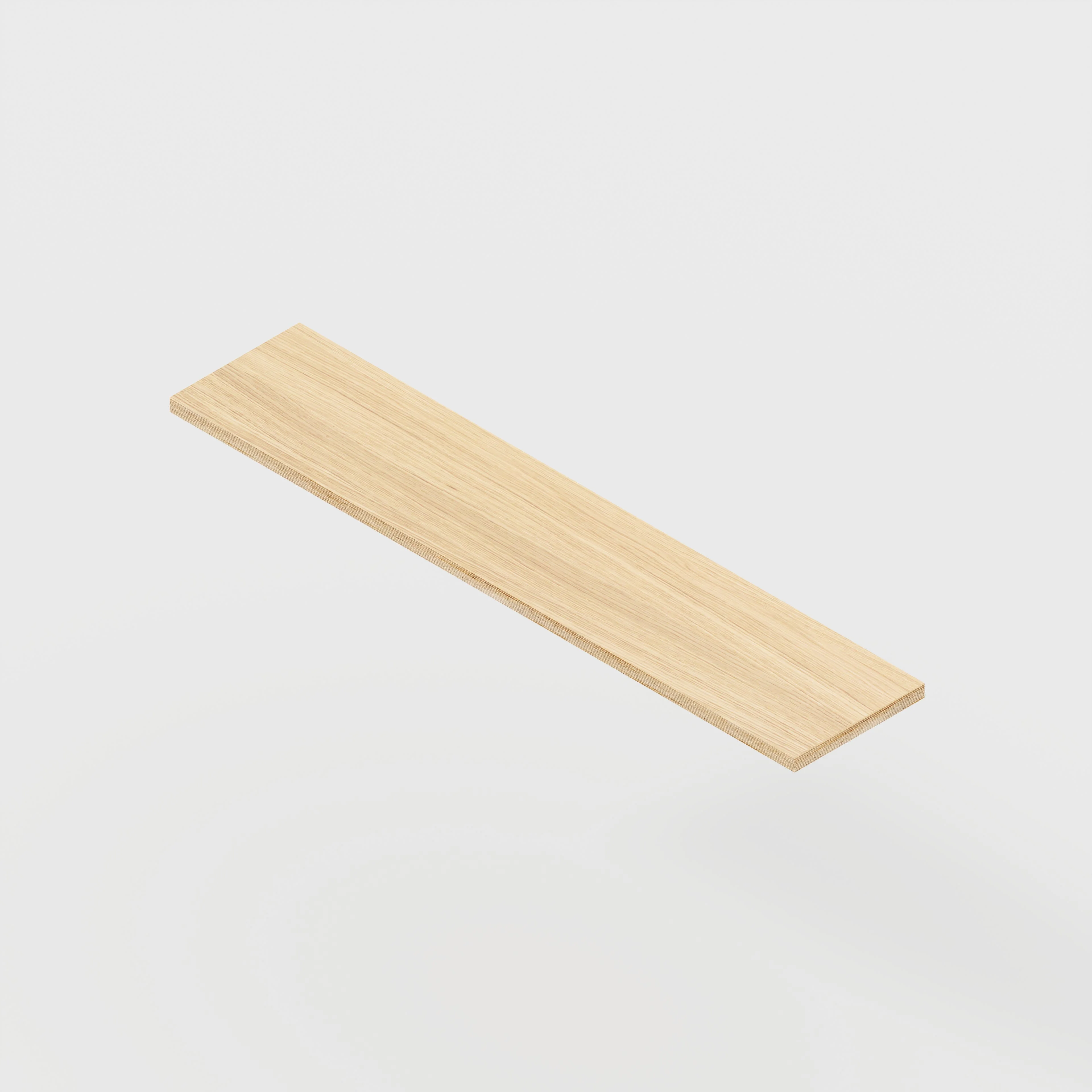 Plywood Shelf - Plywood Oak - 1600(w) x 250(d) - 24mm
