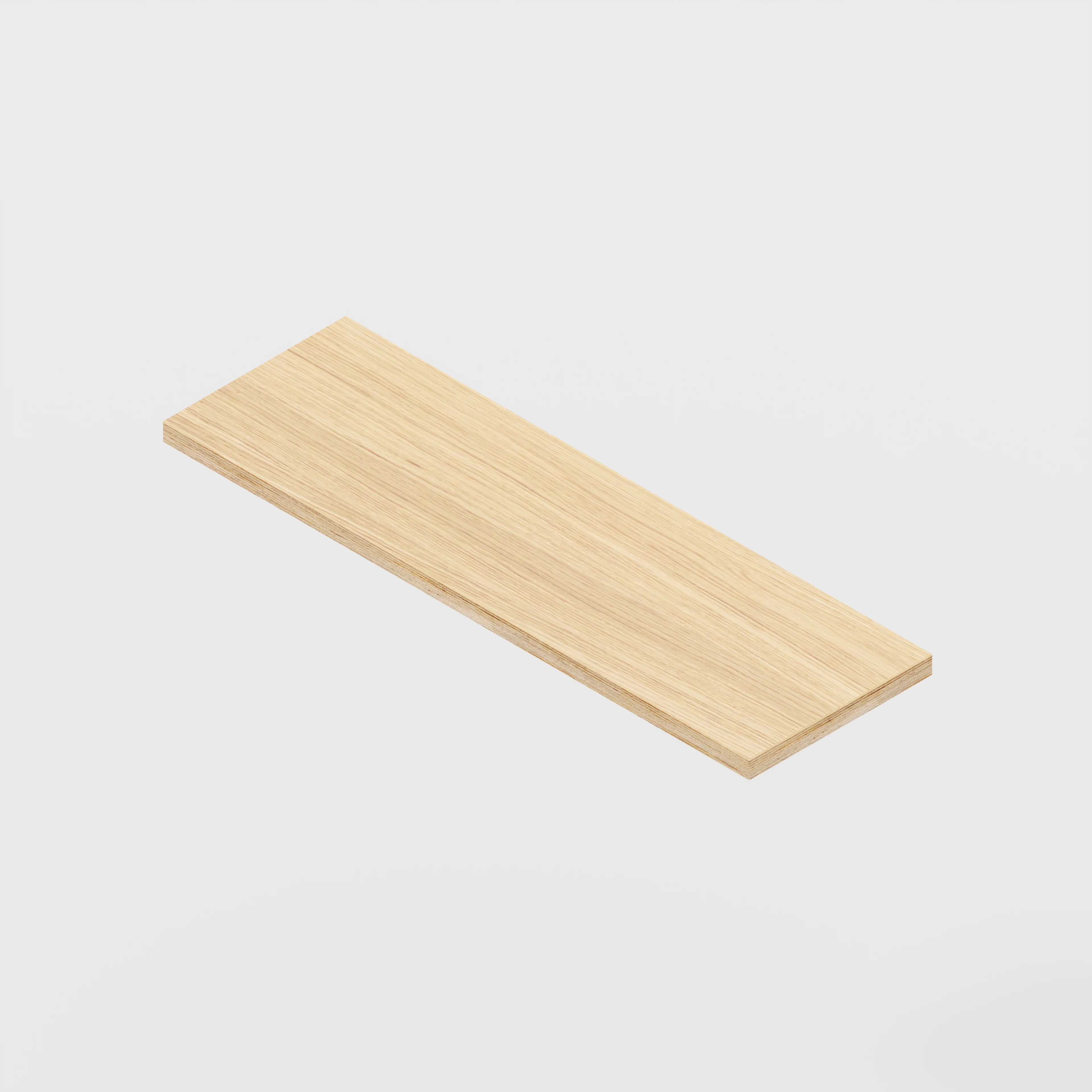 Plywood Shelf - Plywood Oak - 800(w) x 250(d) - 24mm