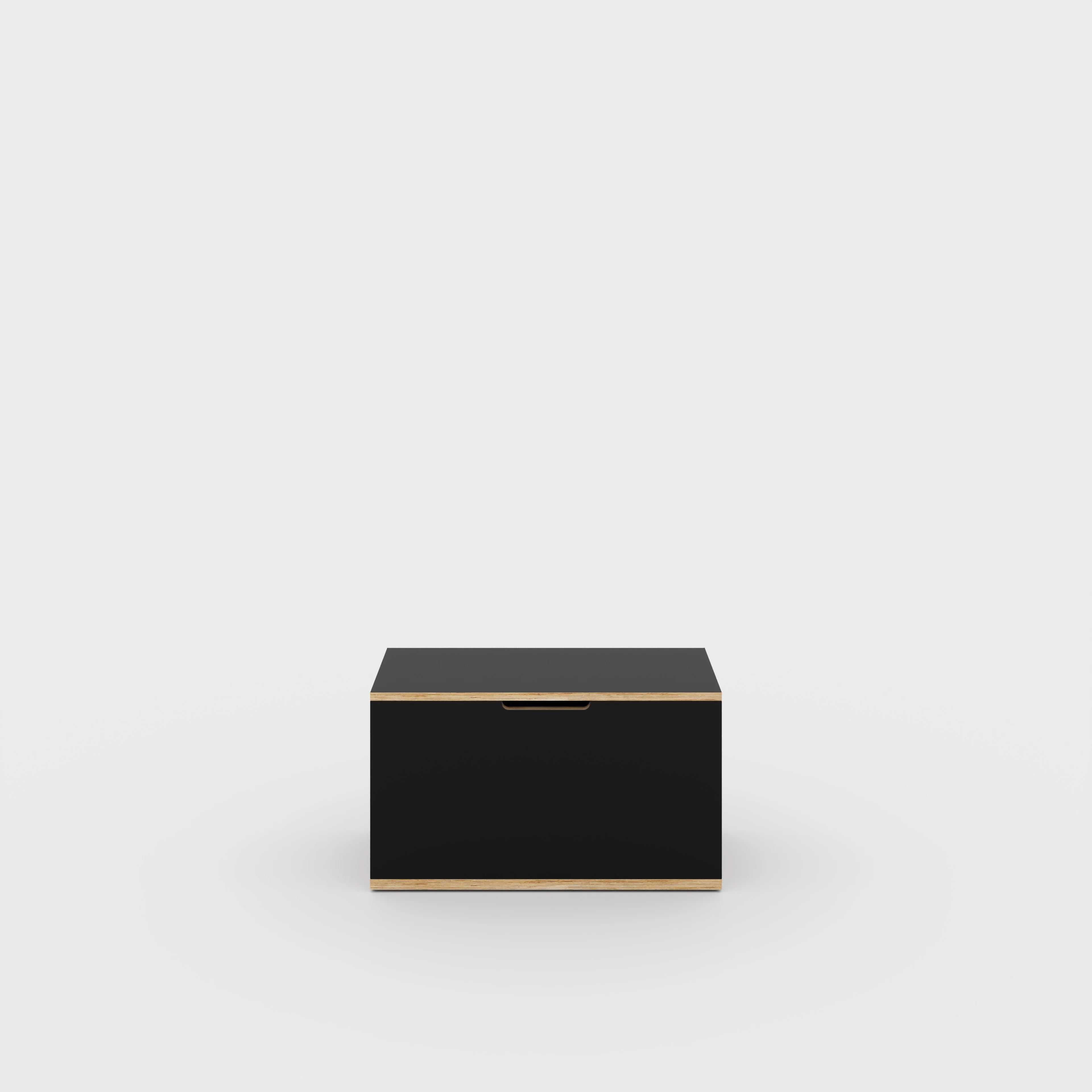 Plywood Storage Trunk - Formica Diamond Black - 800(w) x 400(d) x 450(h)