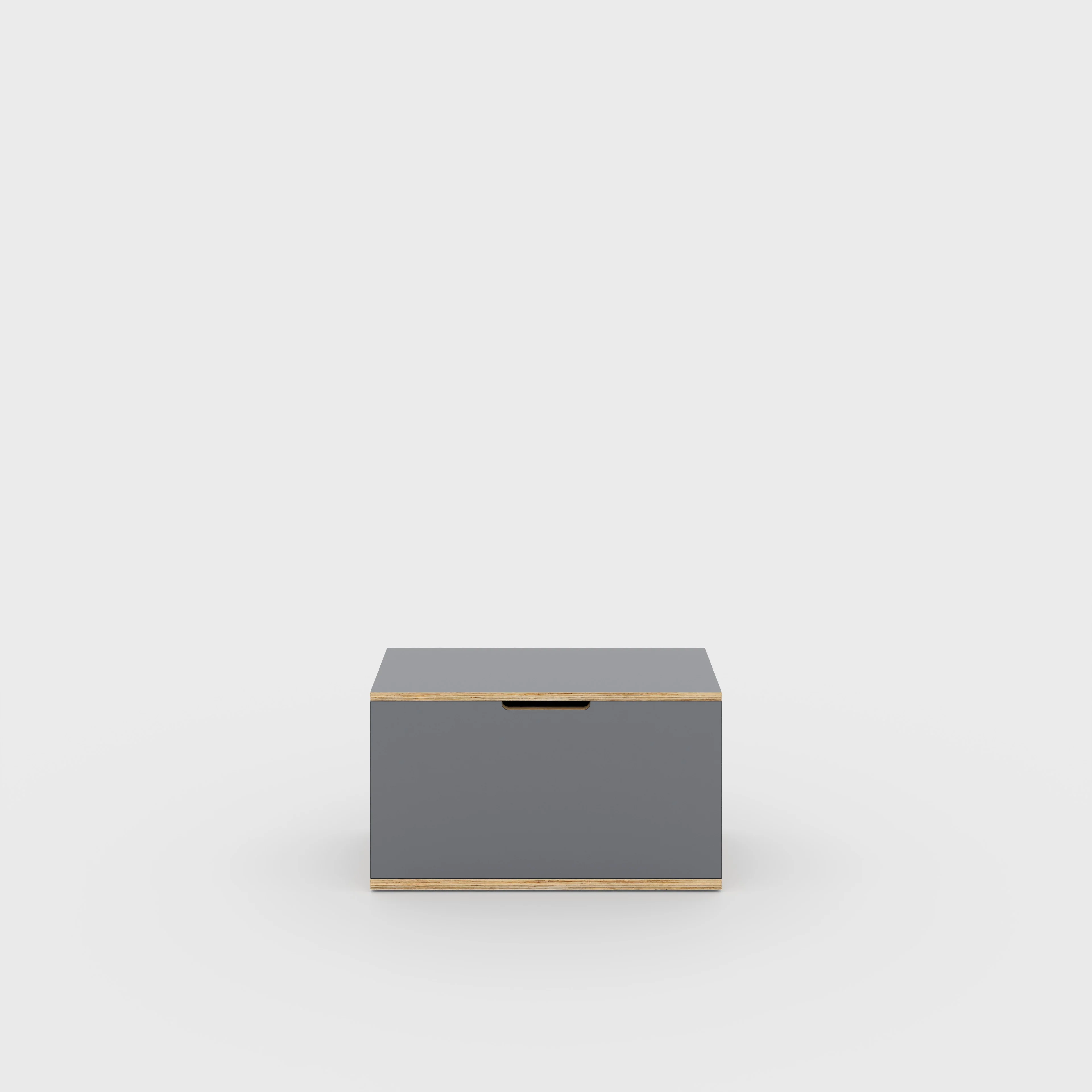 Plywood Storage Trunk - Formica Tornado Grey - 800(w) x 400(d) x 450(h)