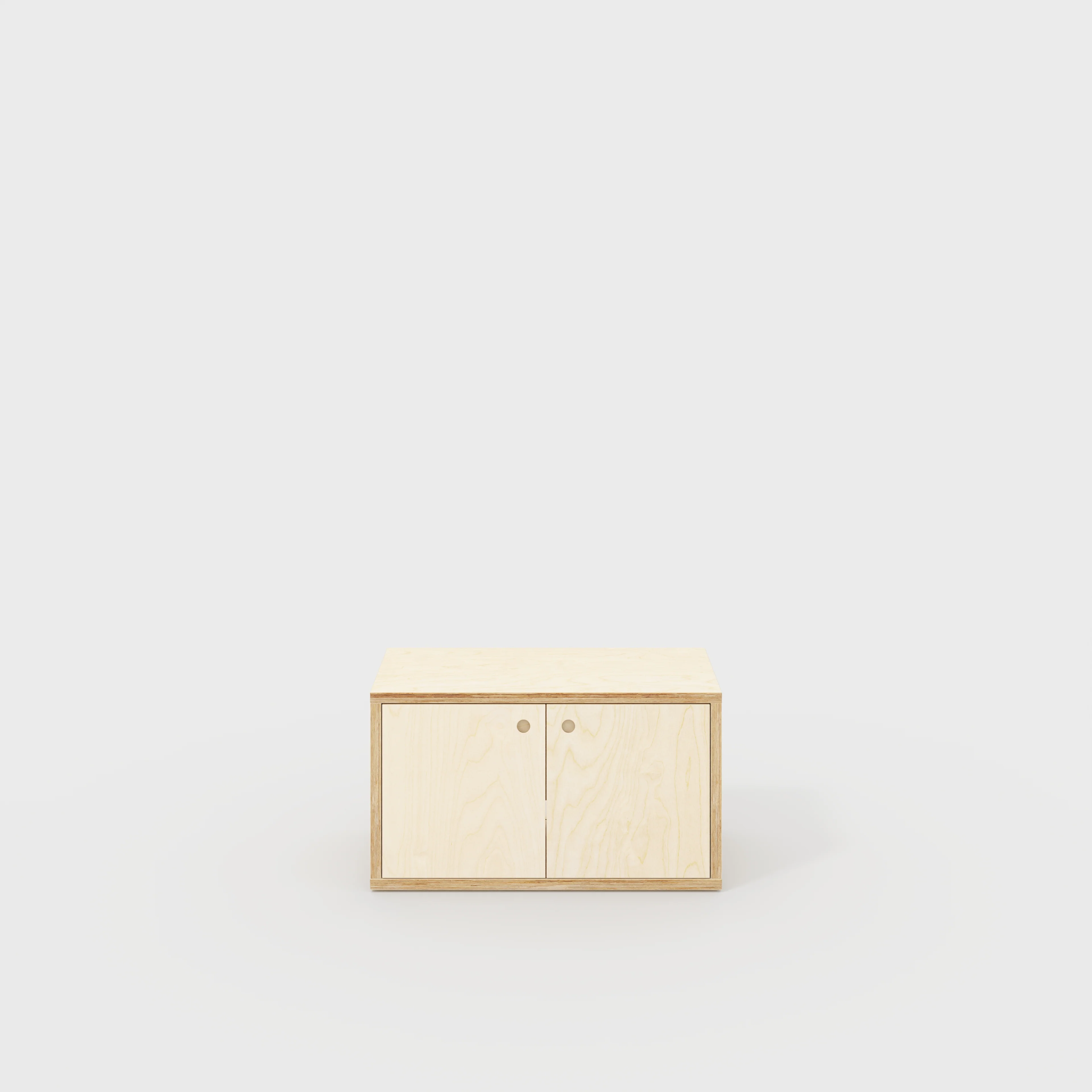 Plywood Storage with Doors - Plywood Birch - 800(w) x 400(d) x 450(h)