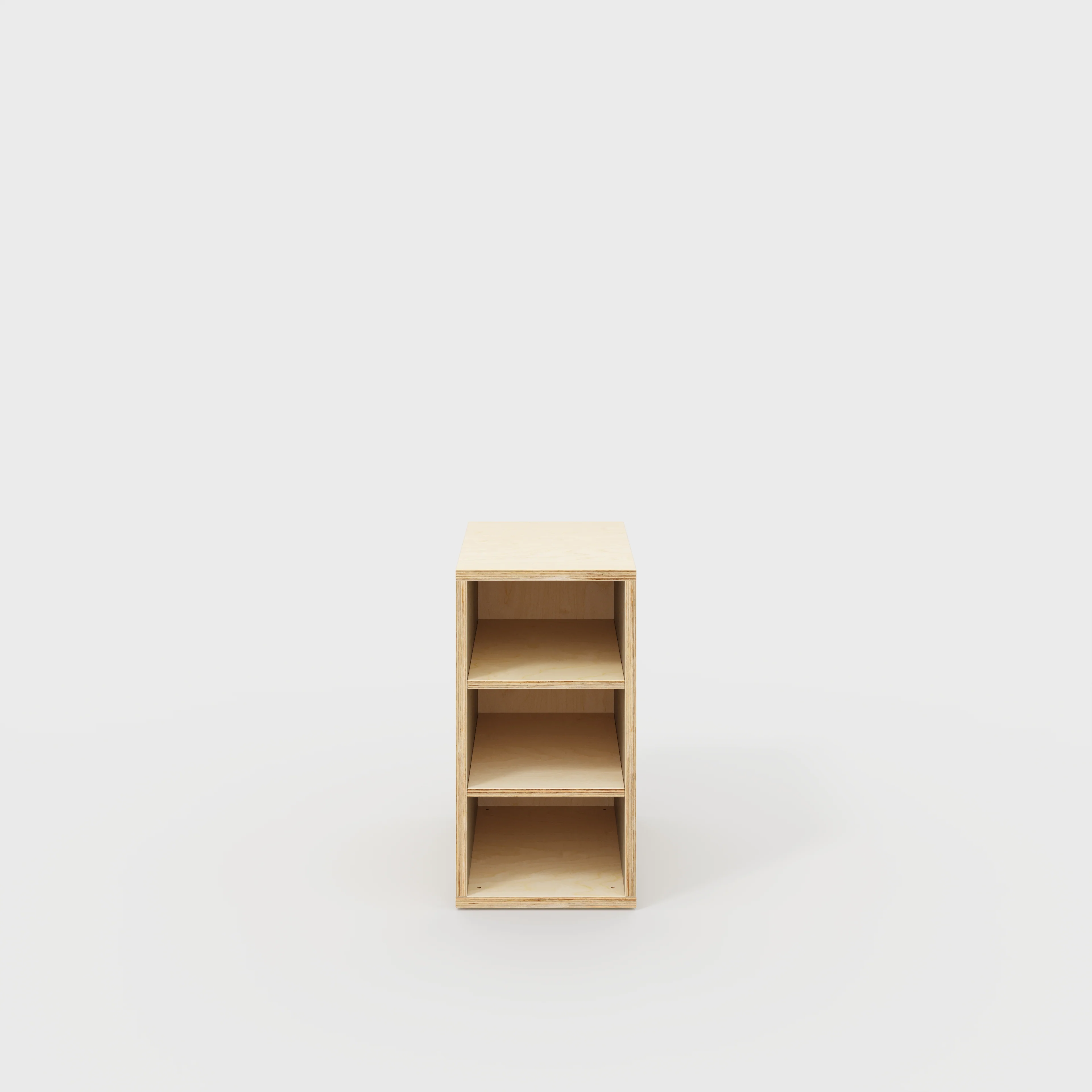 Plywood Storage with Shelves - Plywood Birch - 400(w) x 600(d) x 750(h)