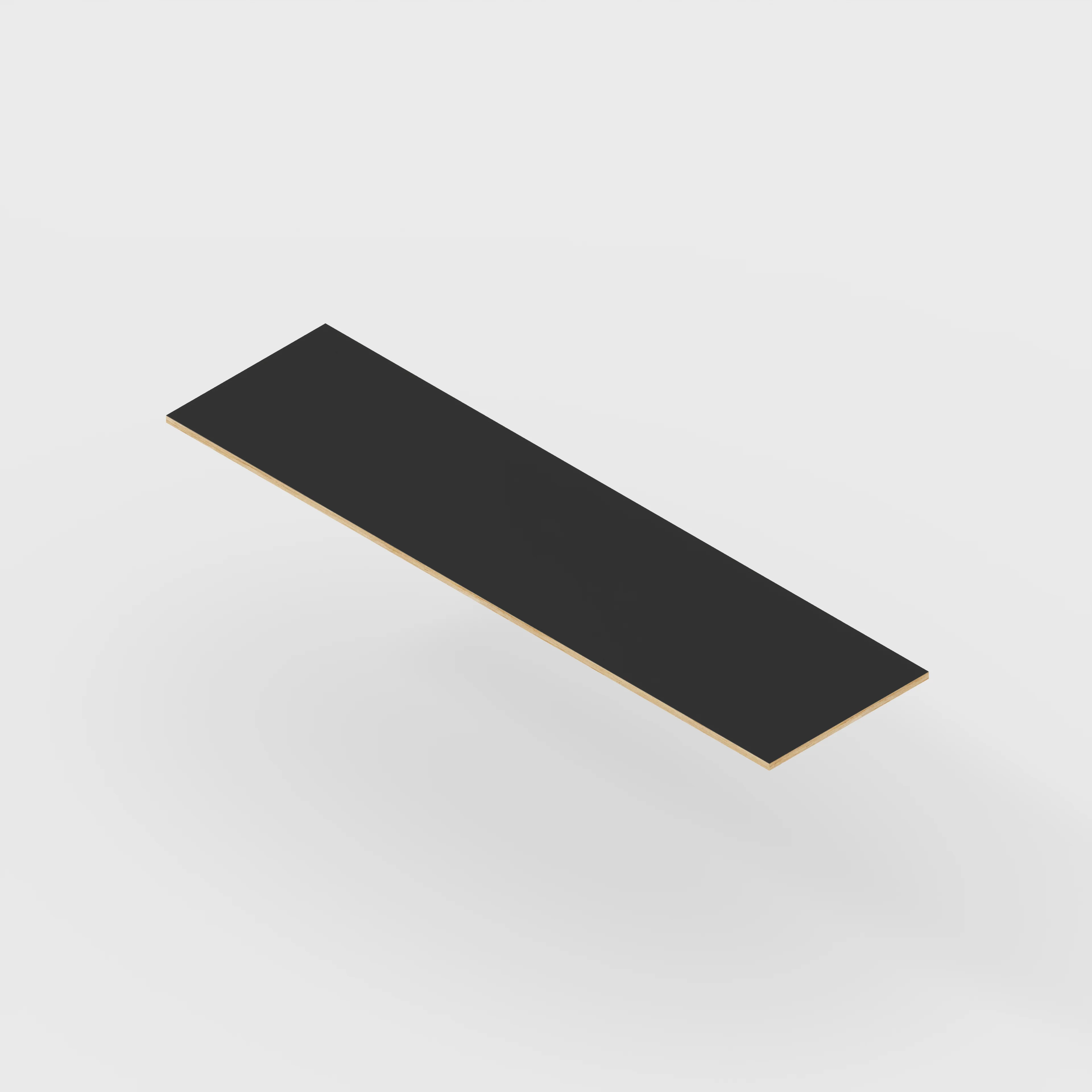 Plywood Worktop - Formica Diamond Black - 2400(w) x 635(d)
