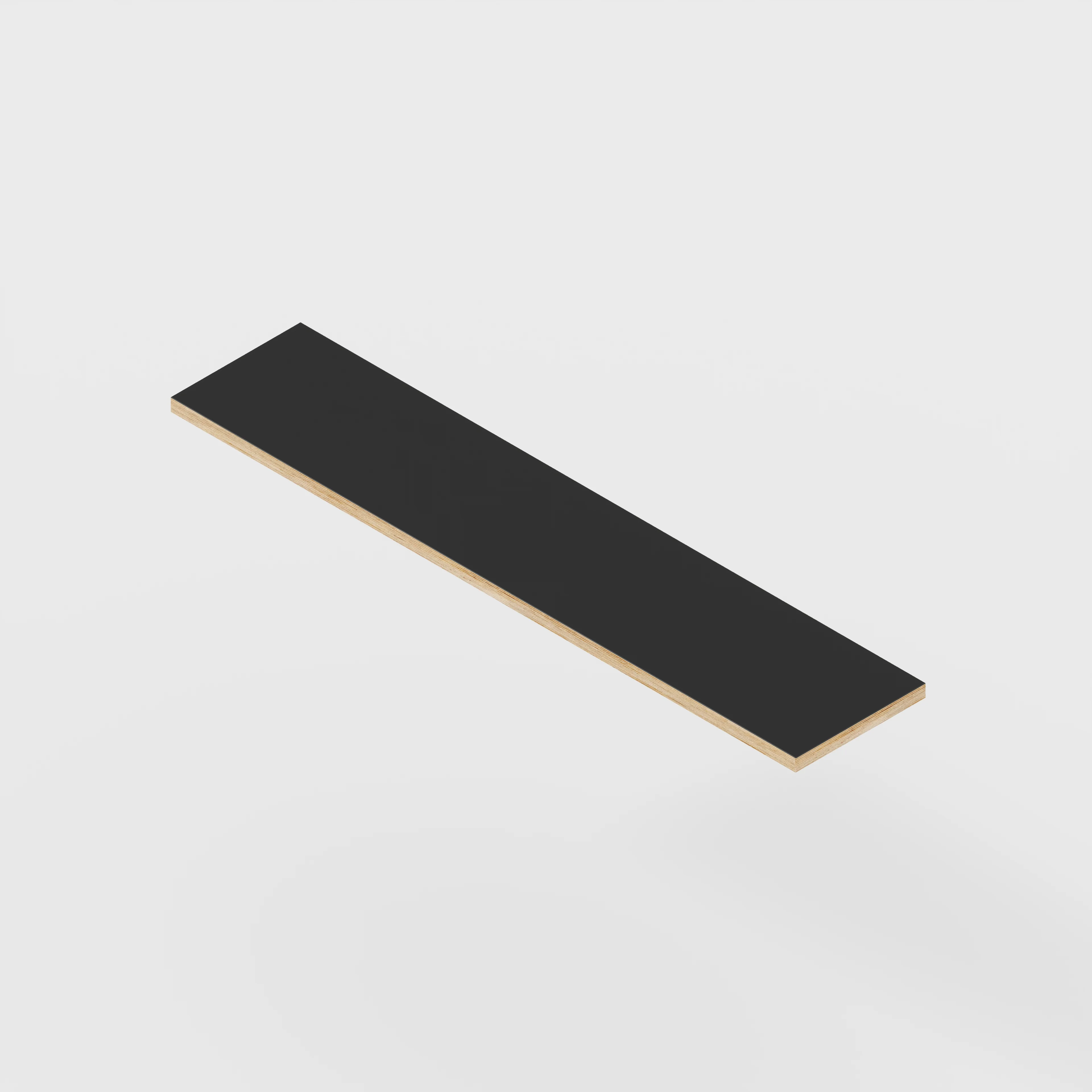 Plywood Shelf - Formica Diamond Black - 1600(w) x 250(d)