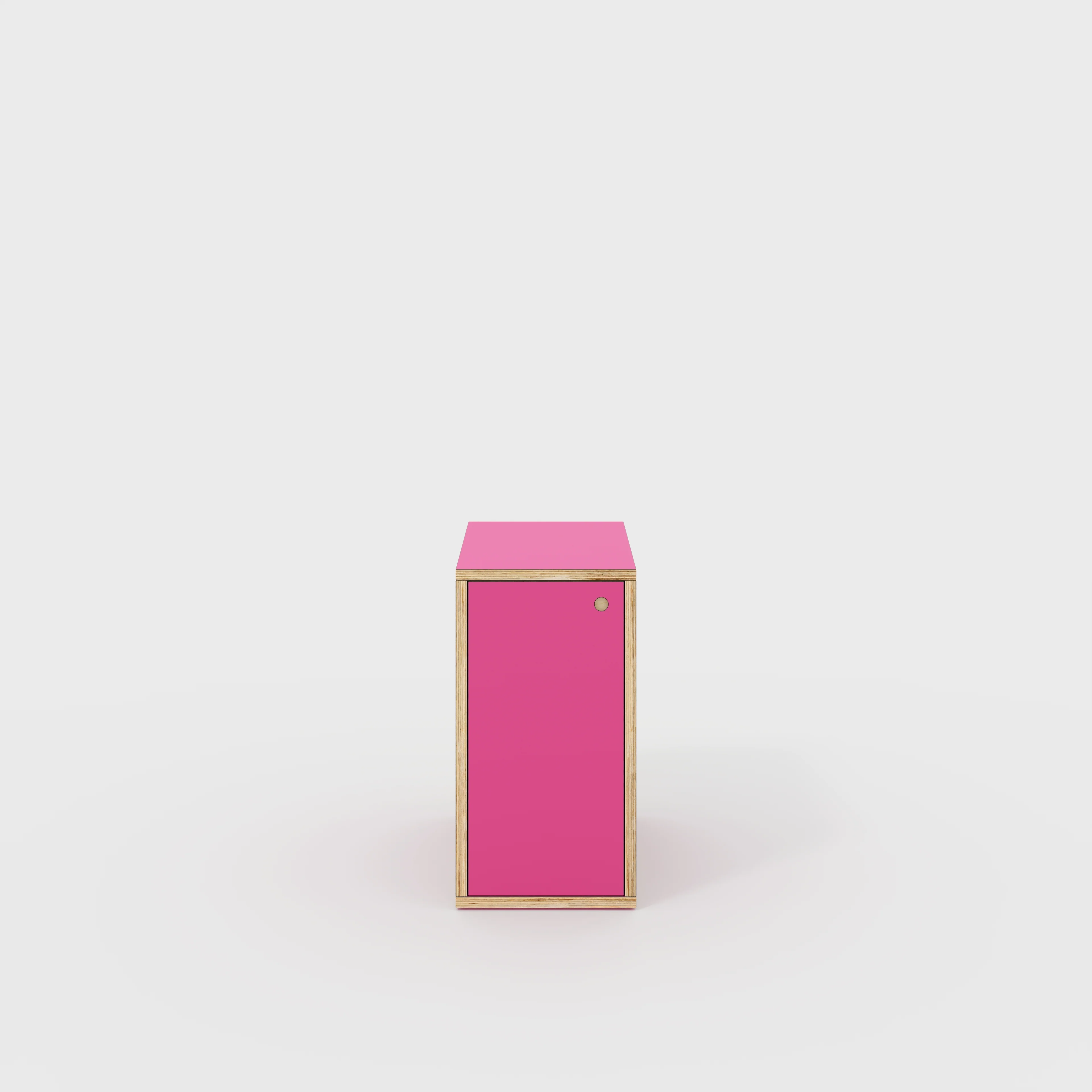 Plywood Storage with Doors - Formica Juicy Pink - 400(w) x 600(d) x 750(h)