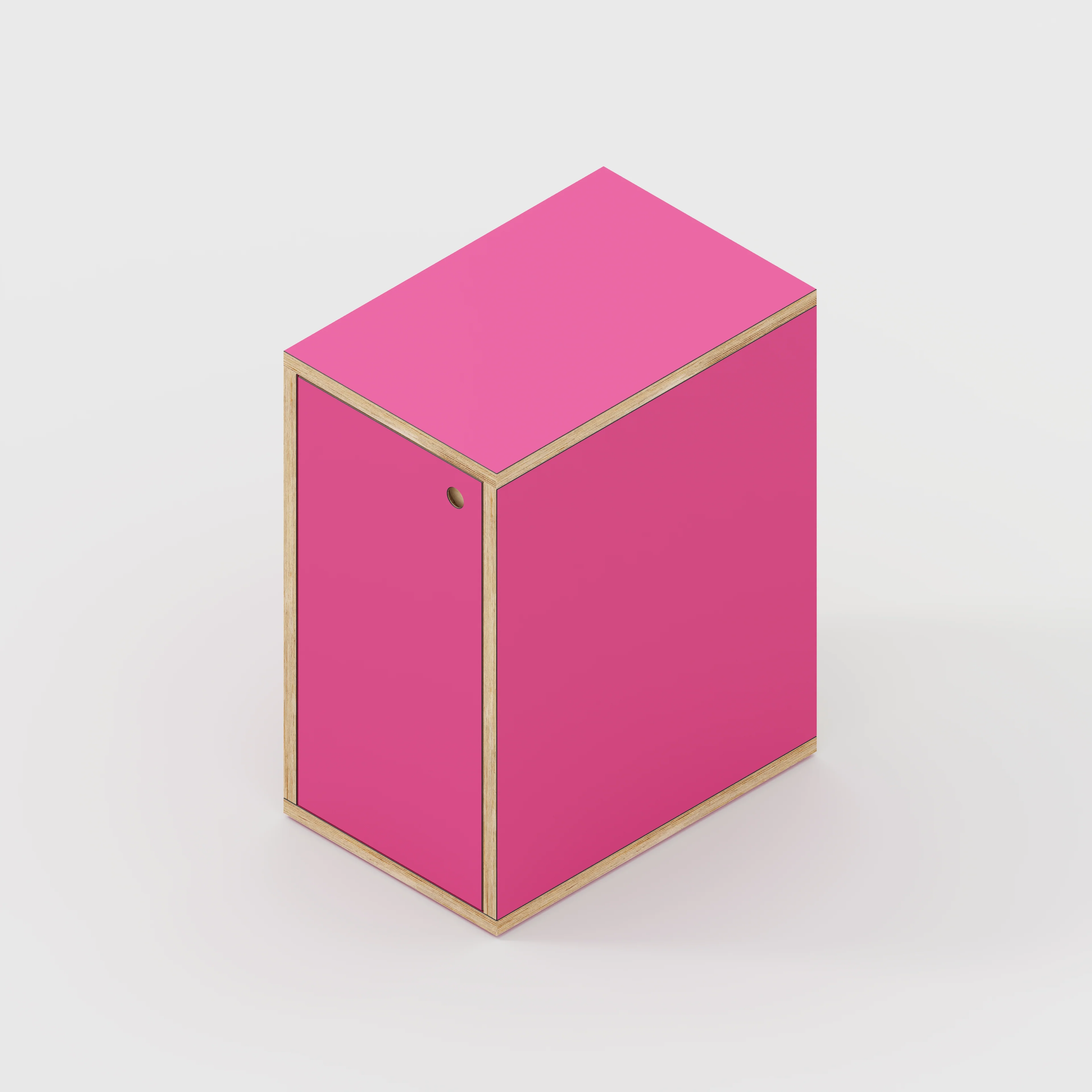 Plywood Storage with Doors - Formica Juicy Pink - 400(w) x 600(d) x 750(h) - Image 4