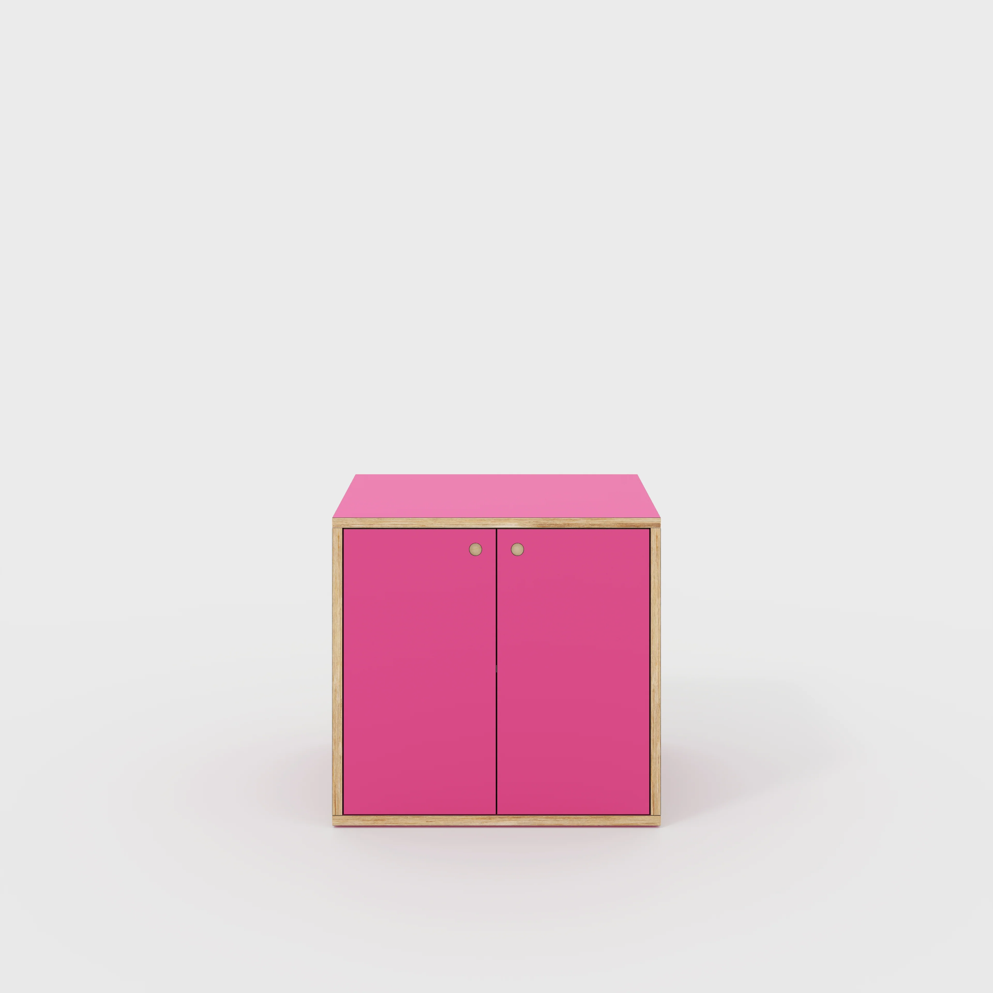 Plywood Storage with Doors - Formica Juicy Pink - 800(w) x 600(d) x 750(h)