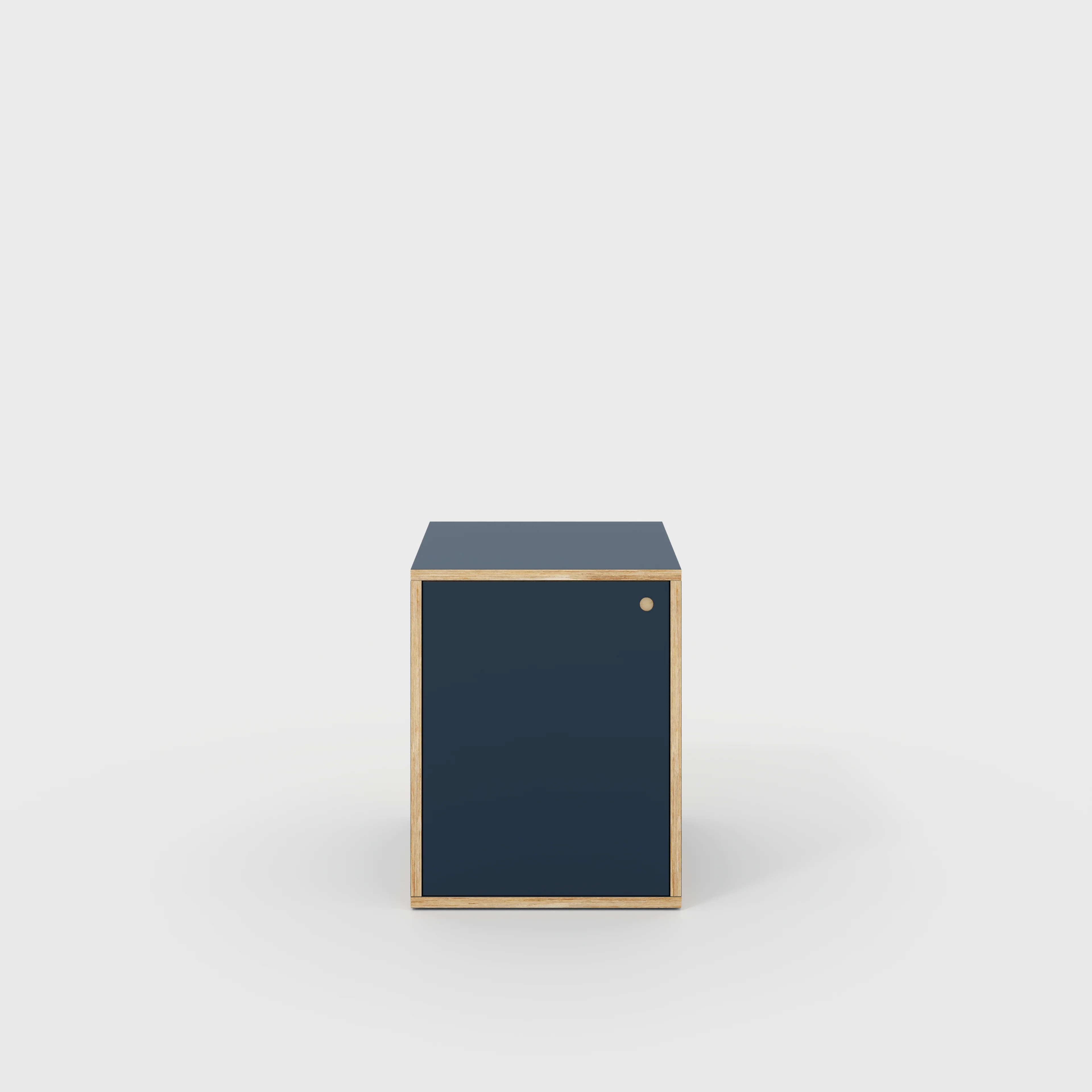 Plywood Storage with Doors - Formica Night Sea Blue - 600(w) x 600(d) x 750(h)
