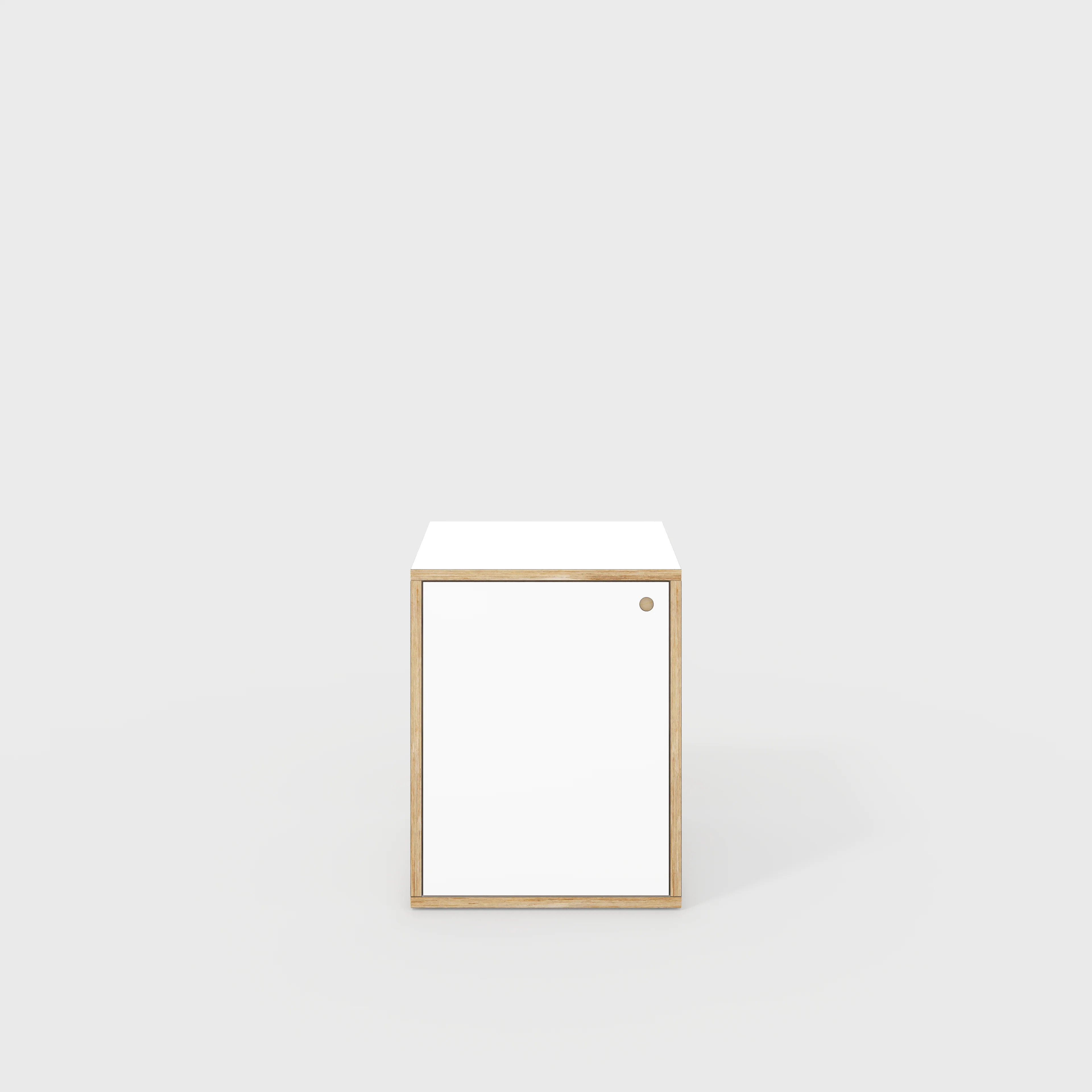 Plywood Storage with Doors - Formica White - 600(w) x 600(d) x 750(h)