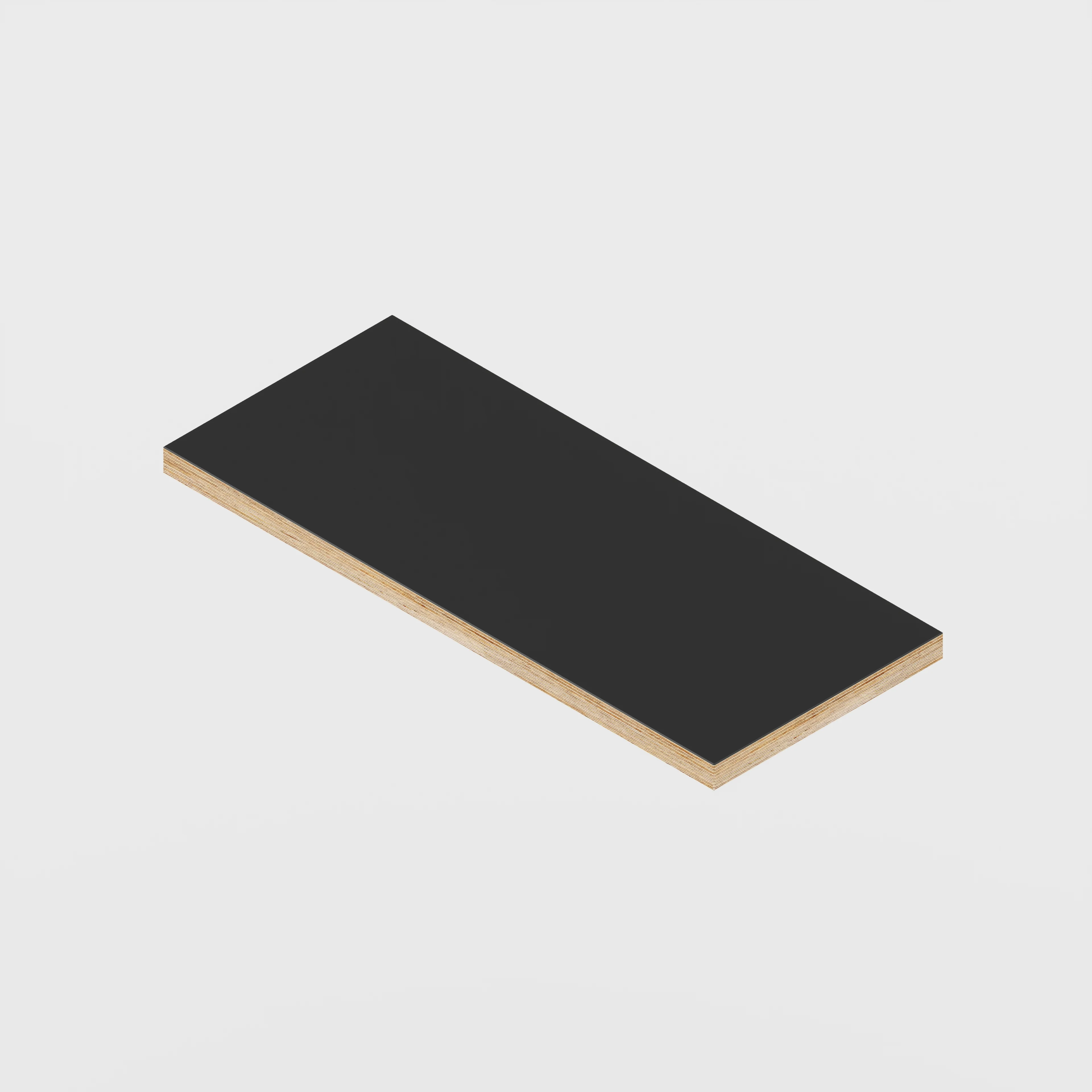 Plywood Shelf - Formica Diamond Black - 600(w) x 250(d)