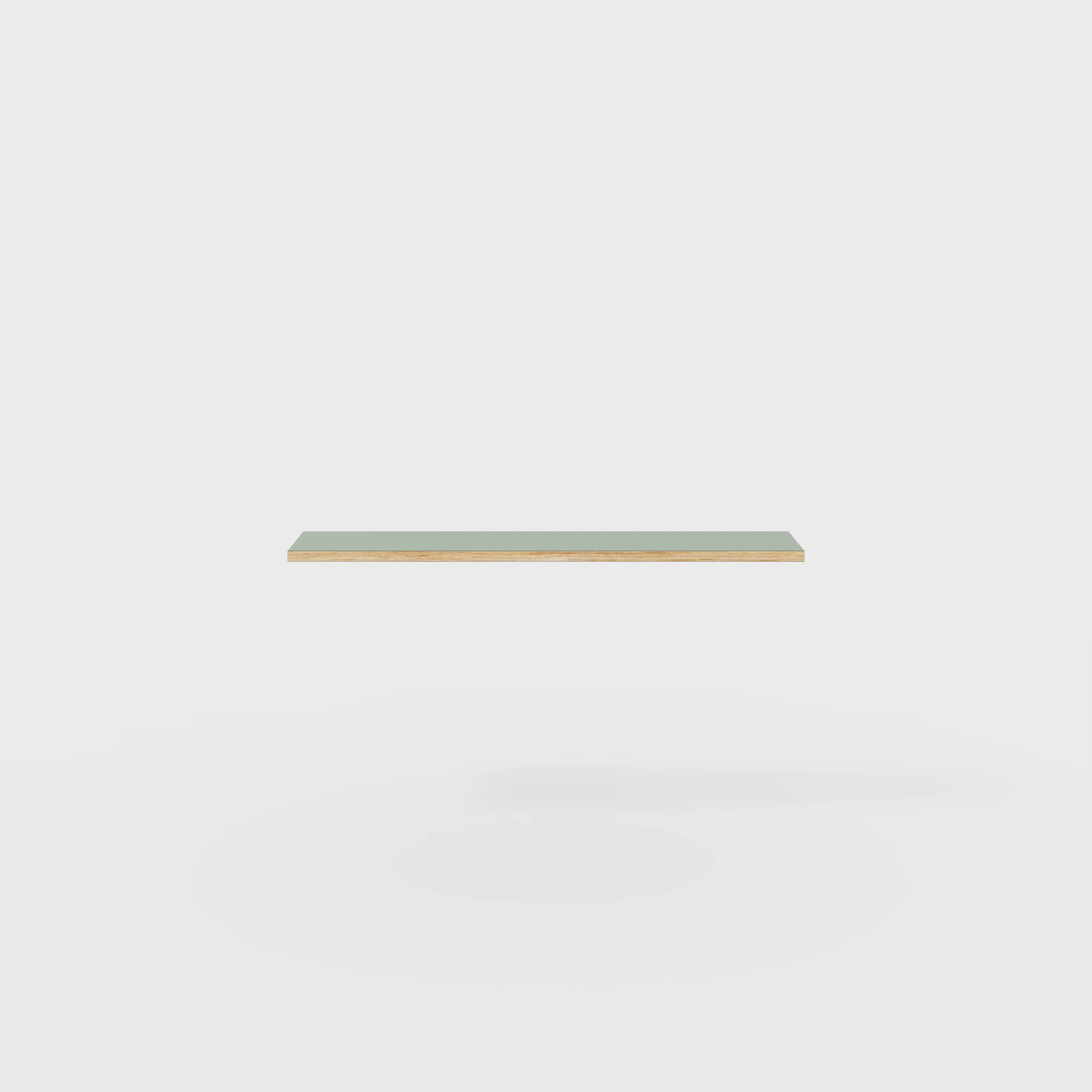 Plywood Shelf - Formica Green Slate - 1200(w) x 250(d) - Image 2