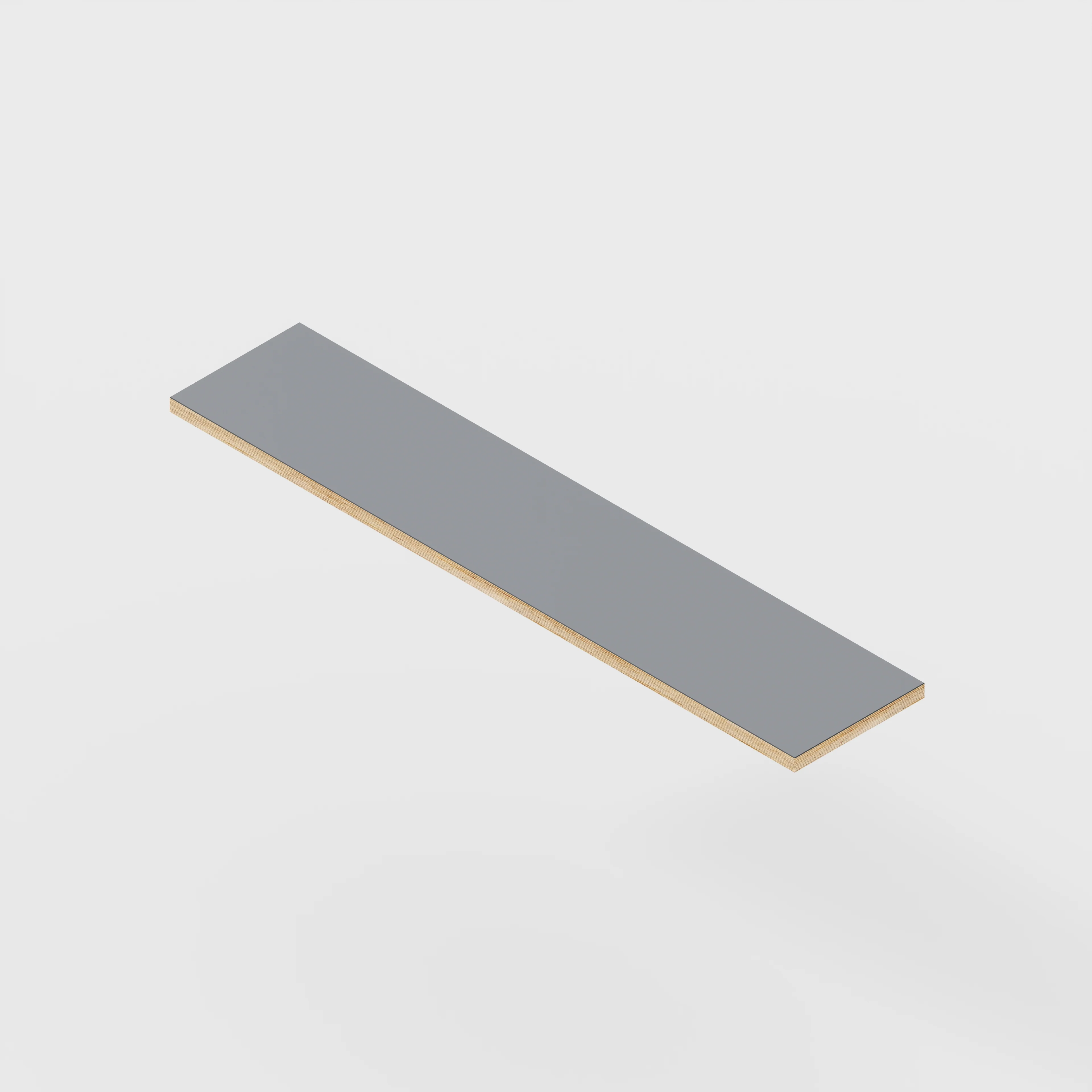 Plywood Shelf - Formica Tornado Grey - 1200(w) x 250(d)