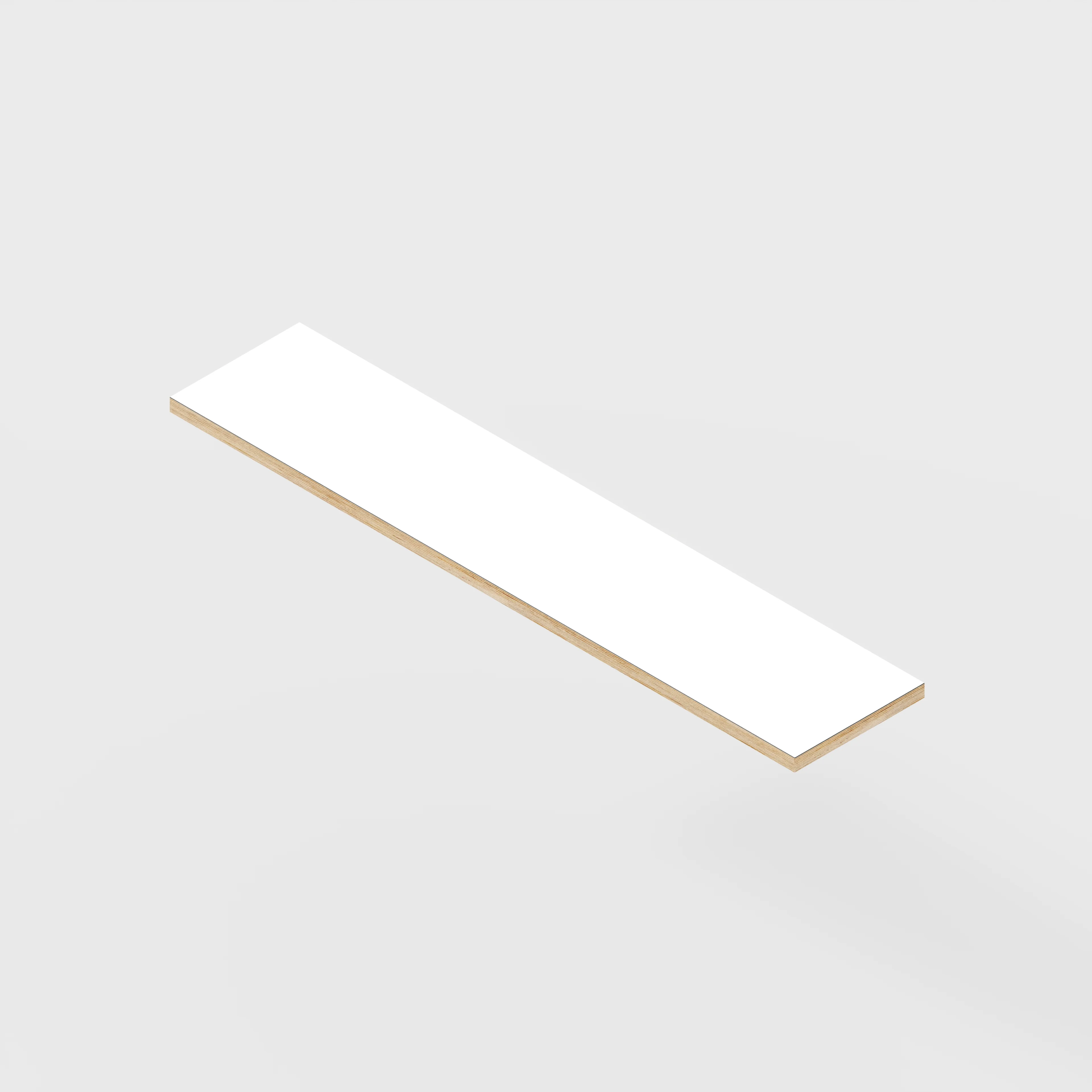 Plywood Shelf - Formica White - 1200(w) x 250(d)